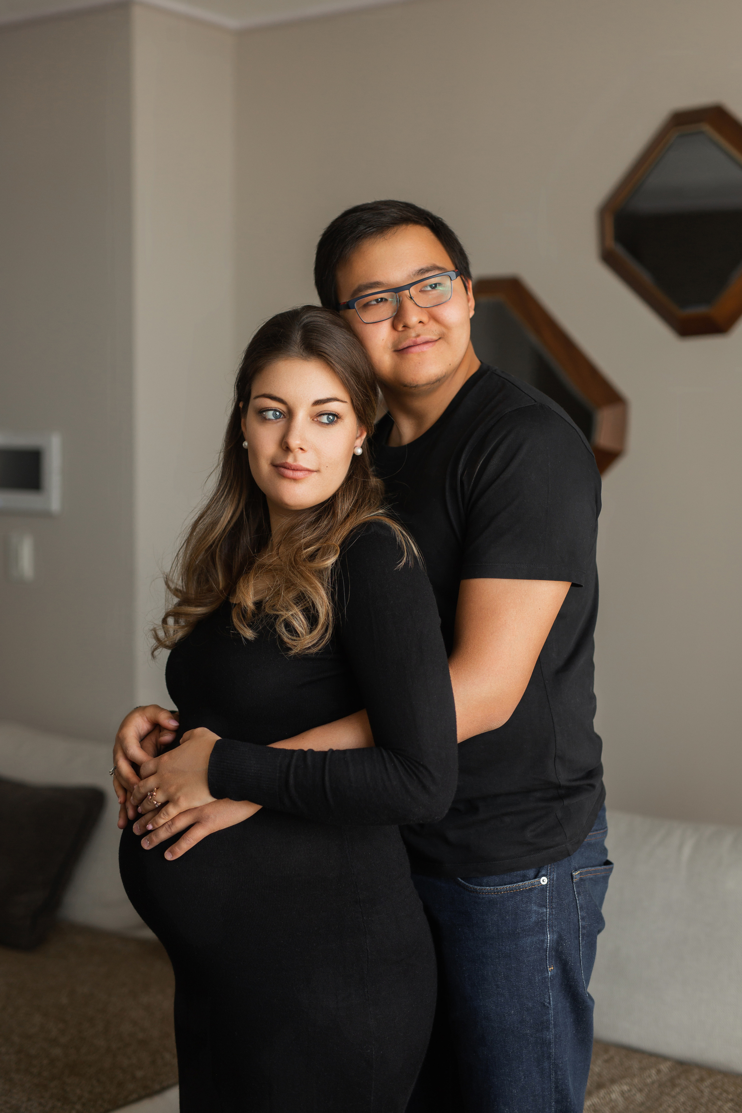 Милена и Чингиз. Домашняя серия. Семейный фотограф в Каневской Епифанова Ольга