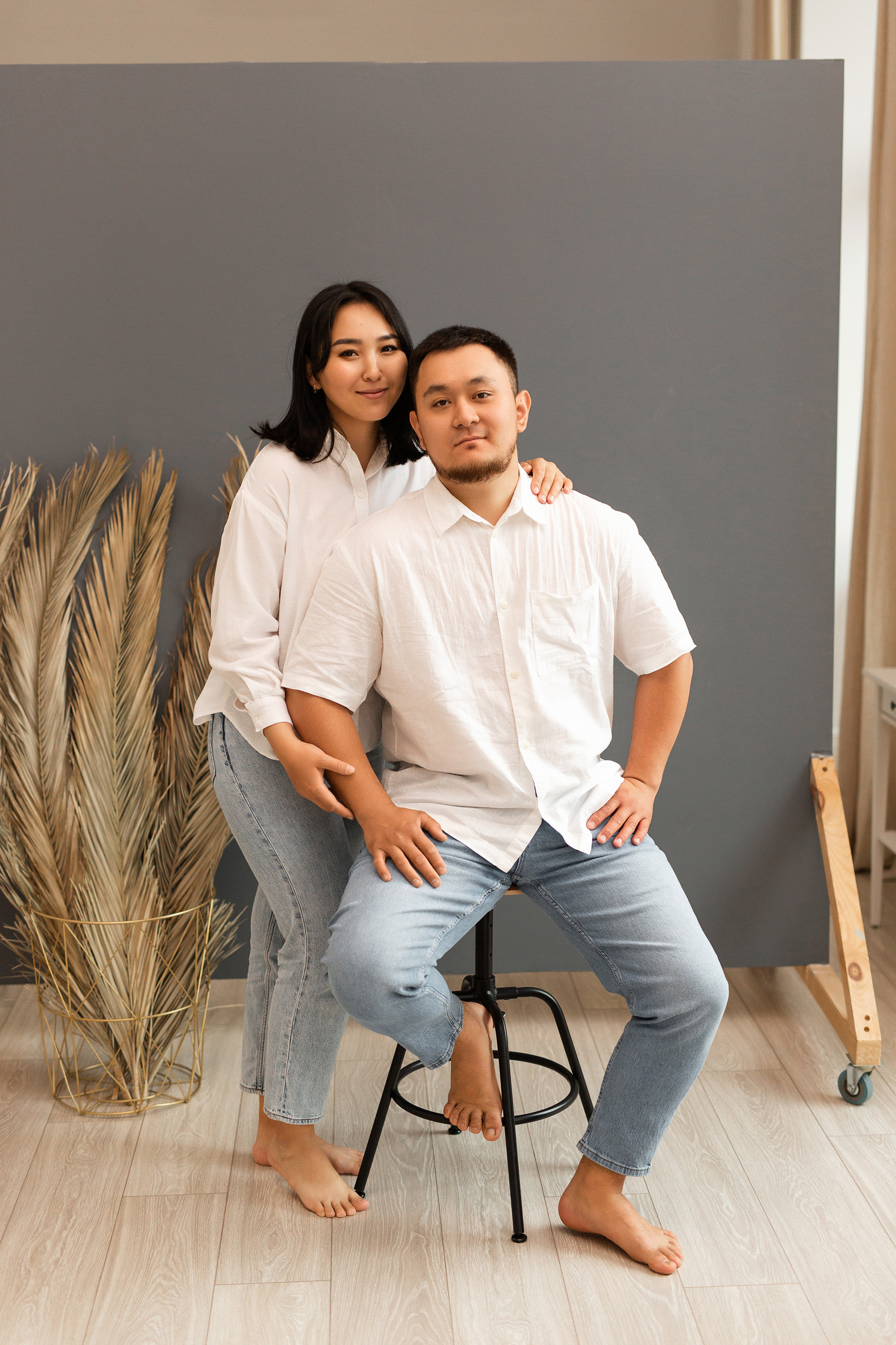 Семейная фотосессия в фотостудии. Семейный фотограф в Каневской Епифанова Ольга