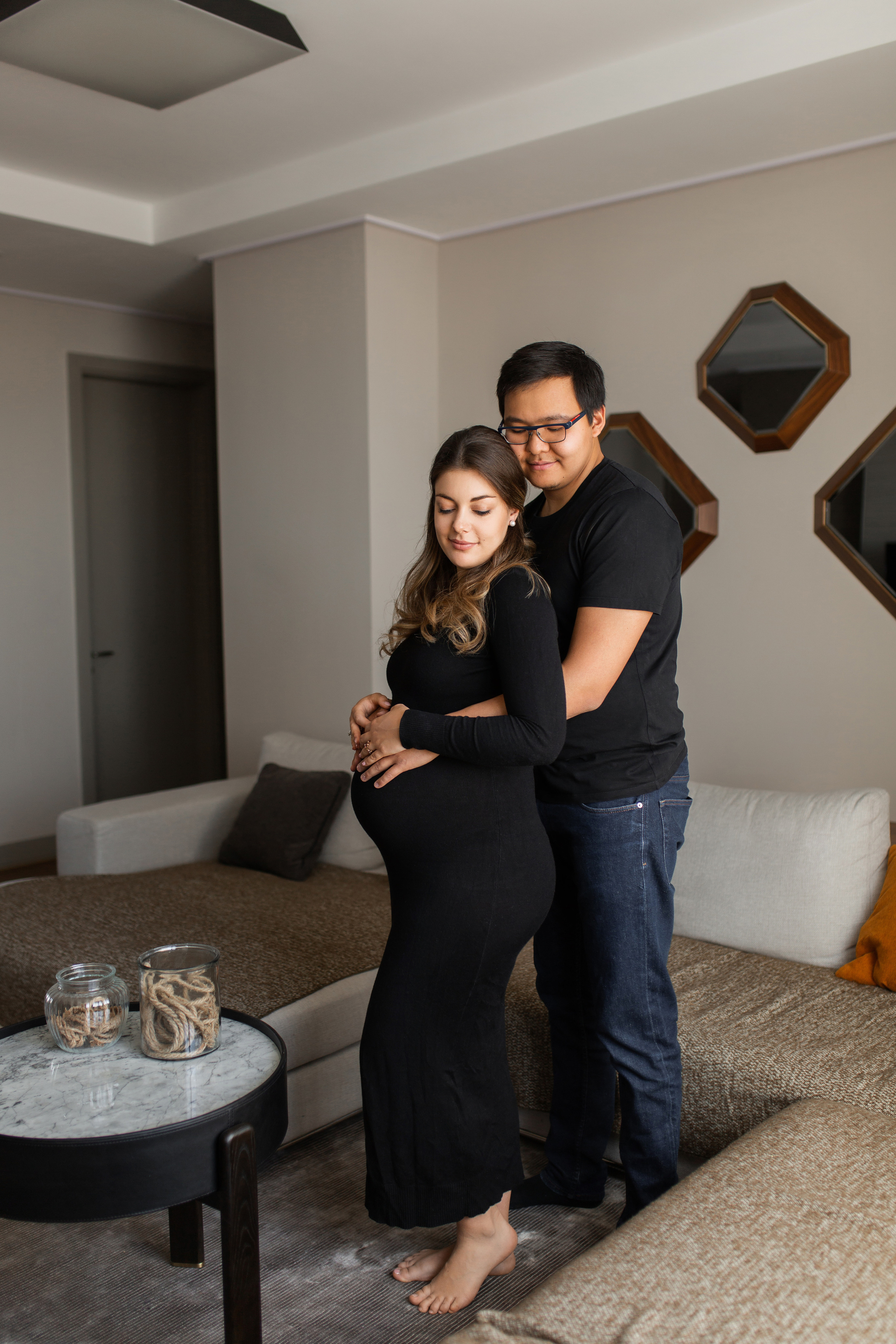 Милена и Чингиз. Домашняя серия. Семейный фотограф в Каневской Епифанова Ольга