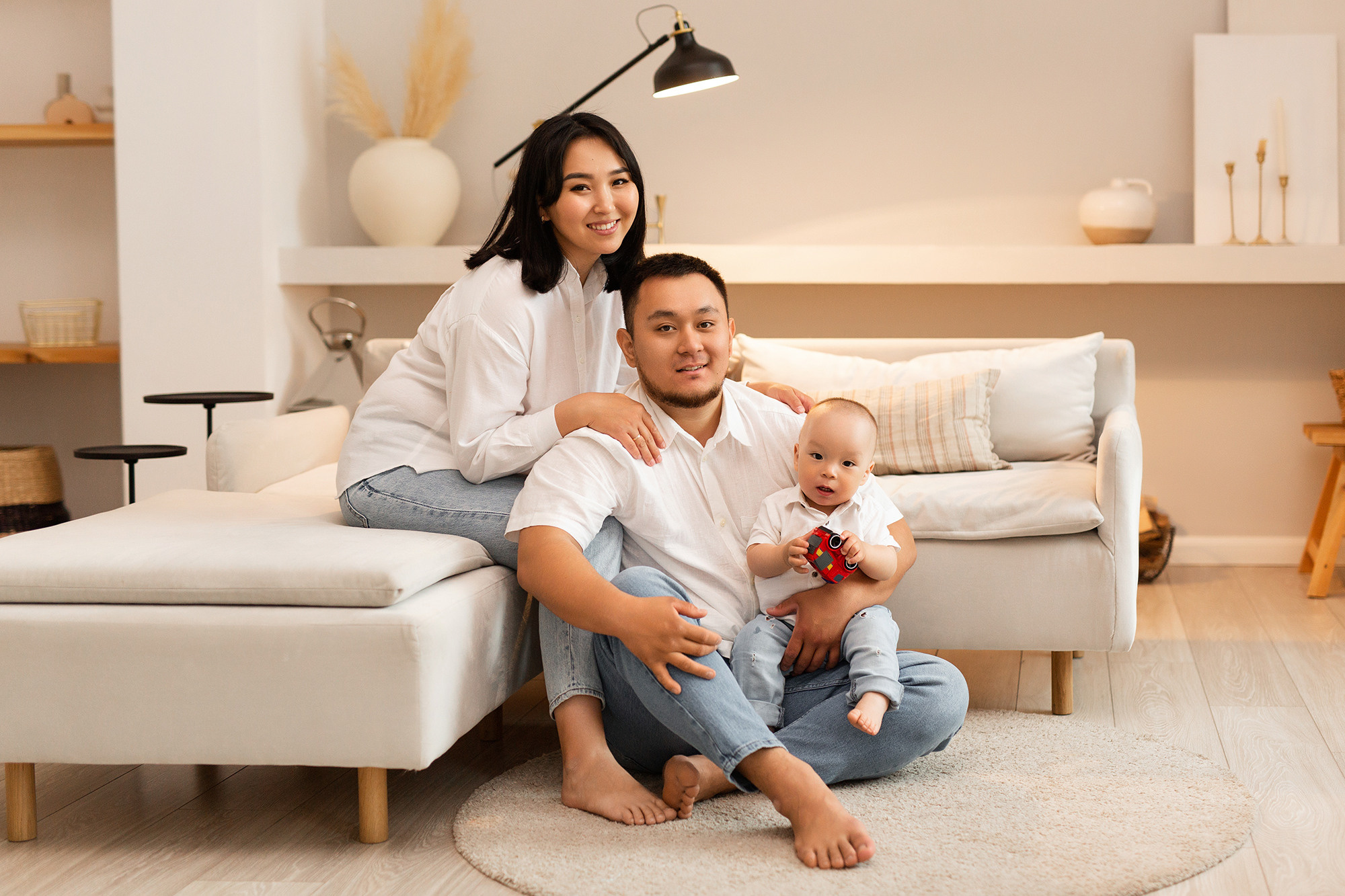 Семейная фотосессия в фотостудии. Семейный фотограф в Каневской Епифанова Ольга