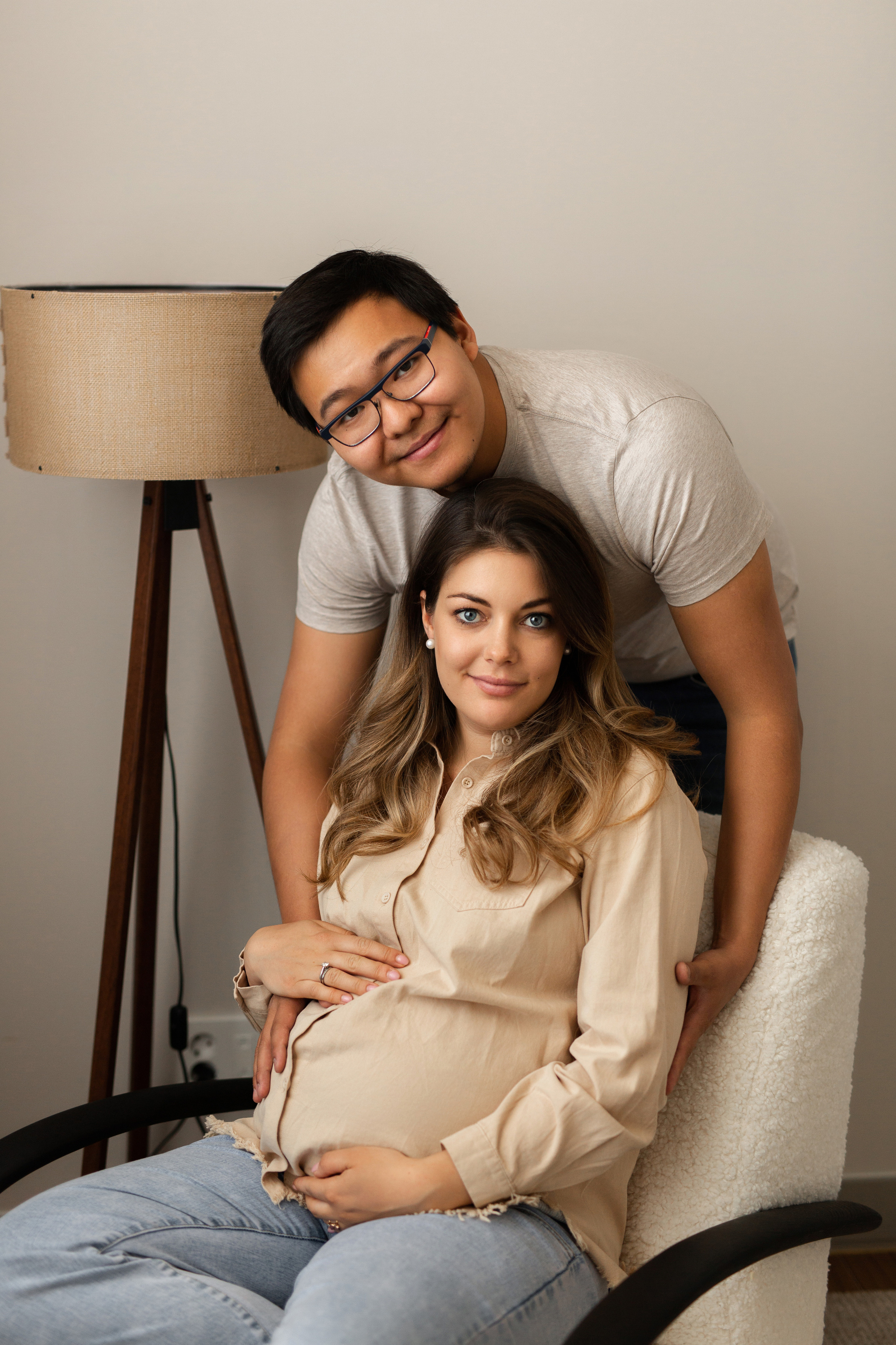 Милена и Чингиз. Домашняя серия. Семейный фотограф в Каневской Епифанова Ольга