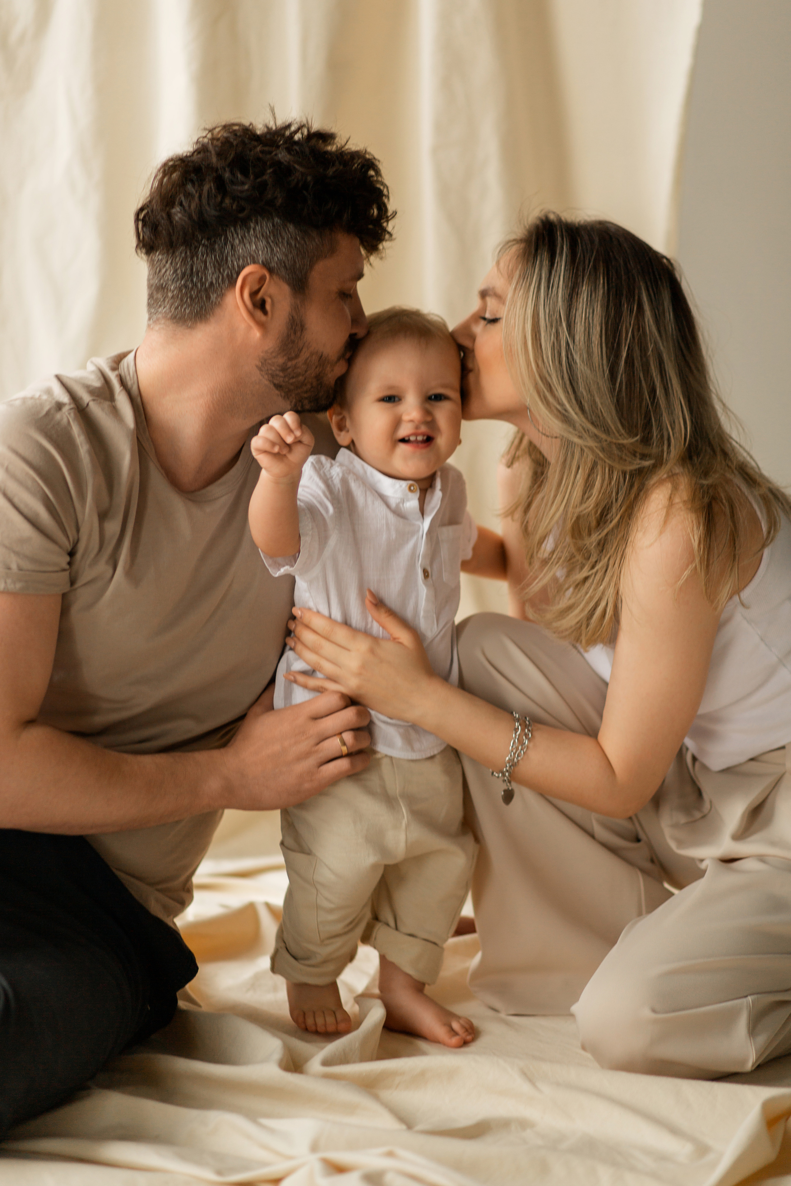 Элина, Андрей и Рома. 1 годик. Семейный фотограф в Каневской Епифанова Ольга