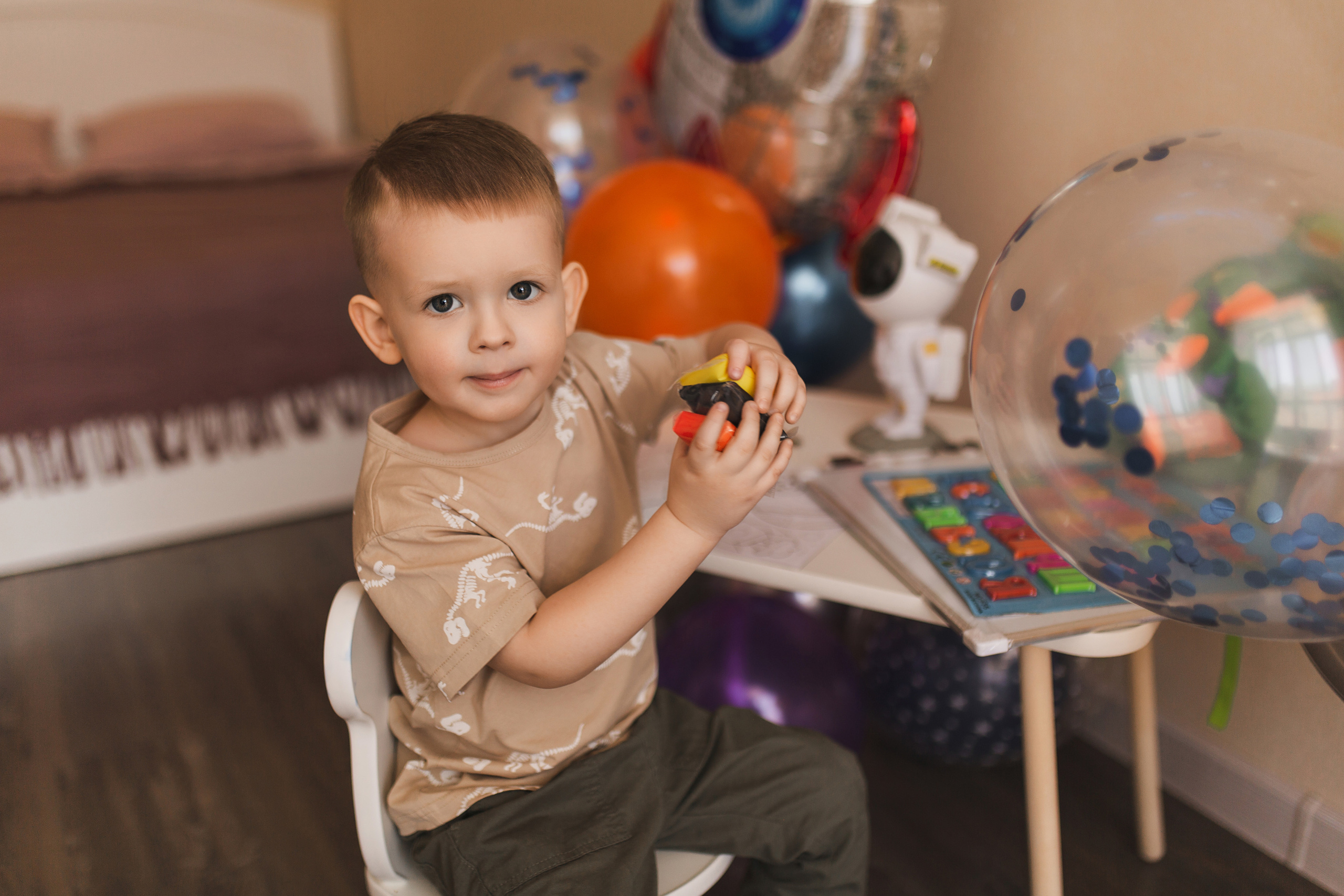 Тимофею 3 года. Домашняя фотосессия. Семейный фотограф в Каневской Епифанова Ольга