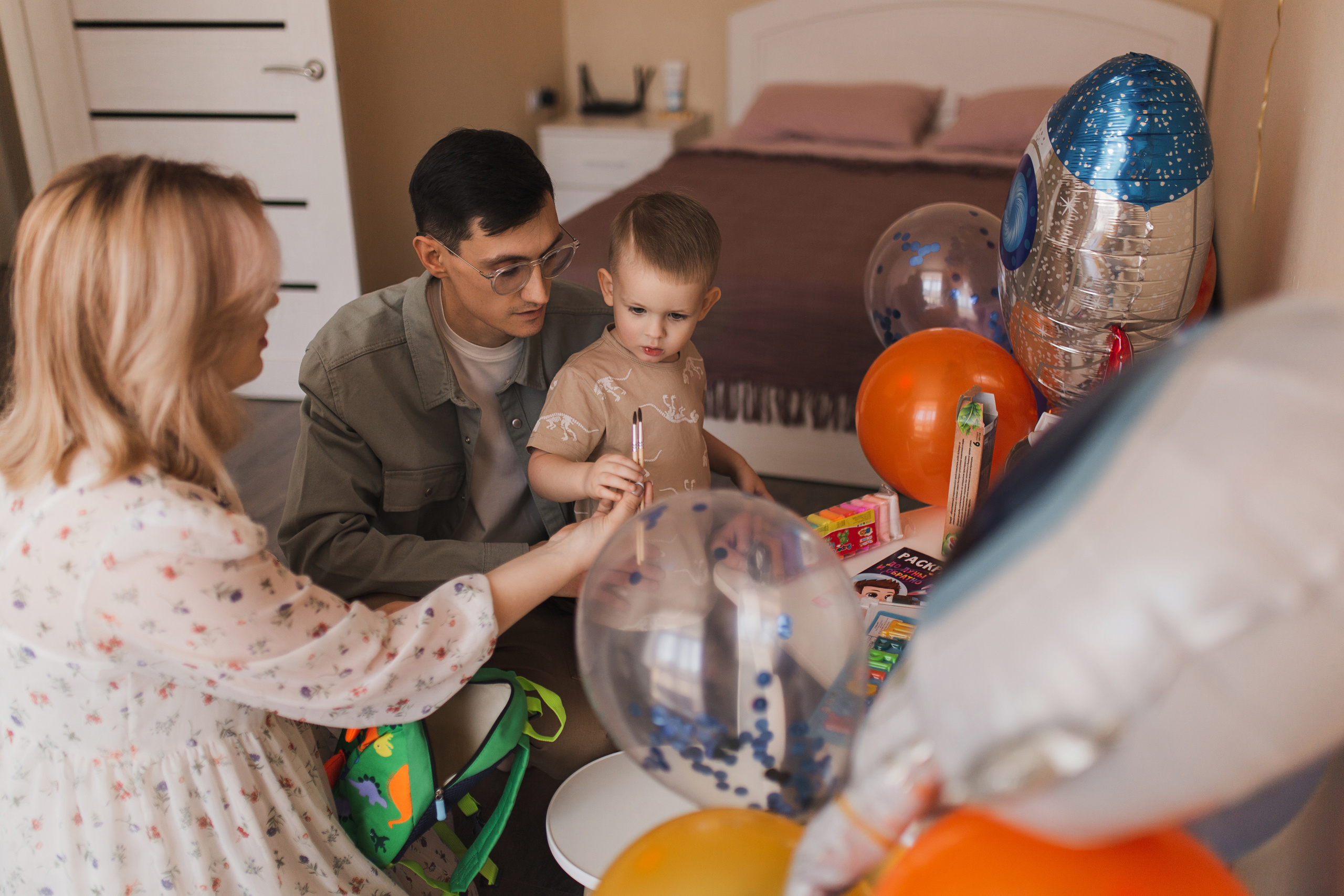 Тимофею 3 года. Домашняя фотосессия. Семейный фотограф в Каневской Епифанова Ольга