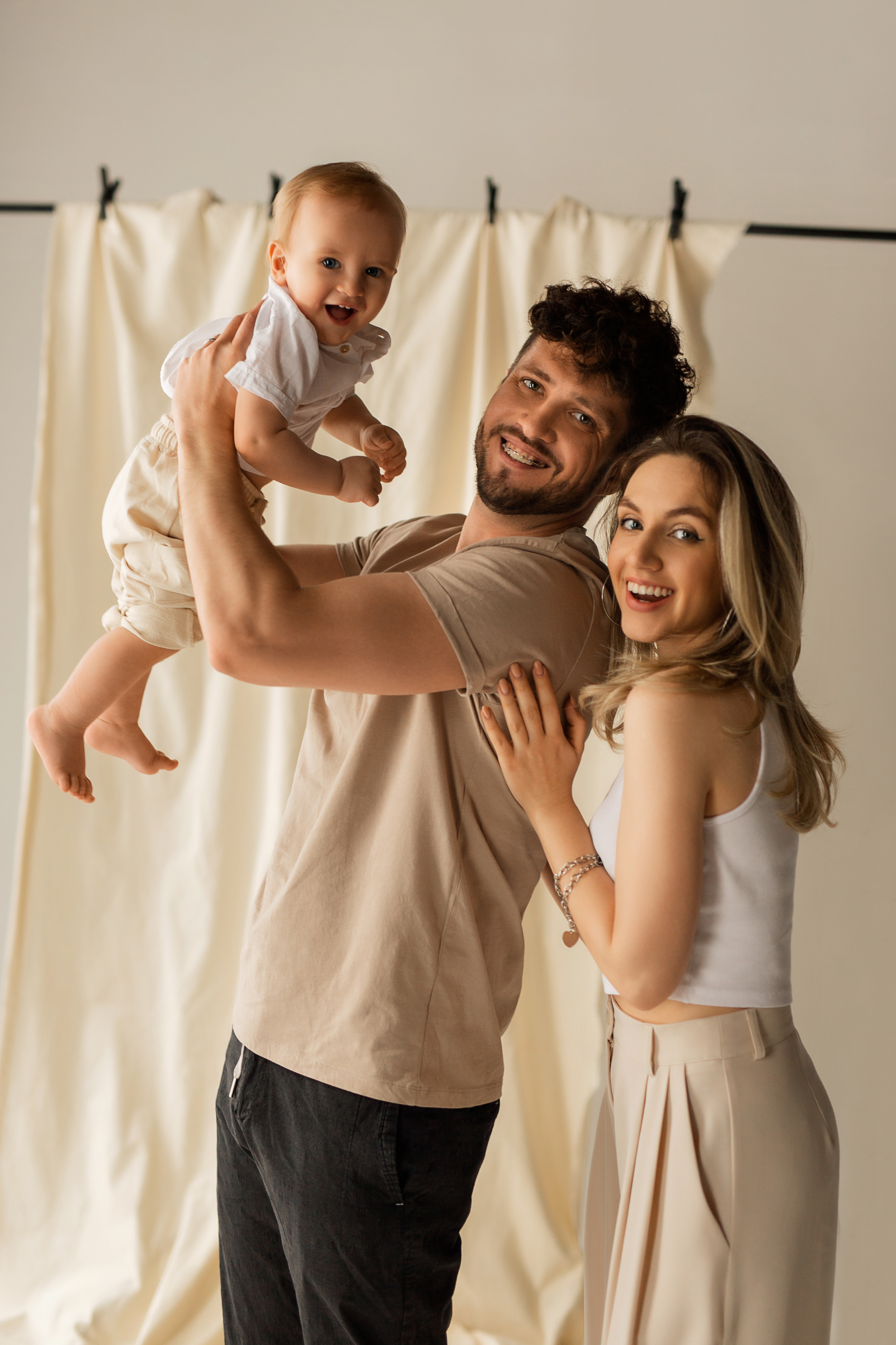 Элина, Андрей и Рома. 1 годик. Семейный фотограф в Каневской Епифанова Ольга