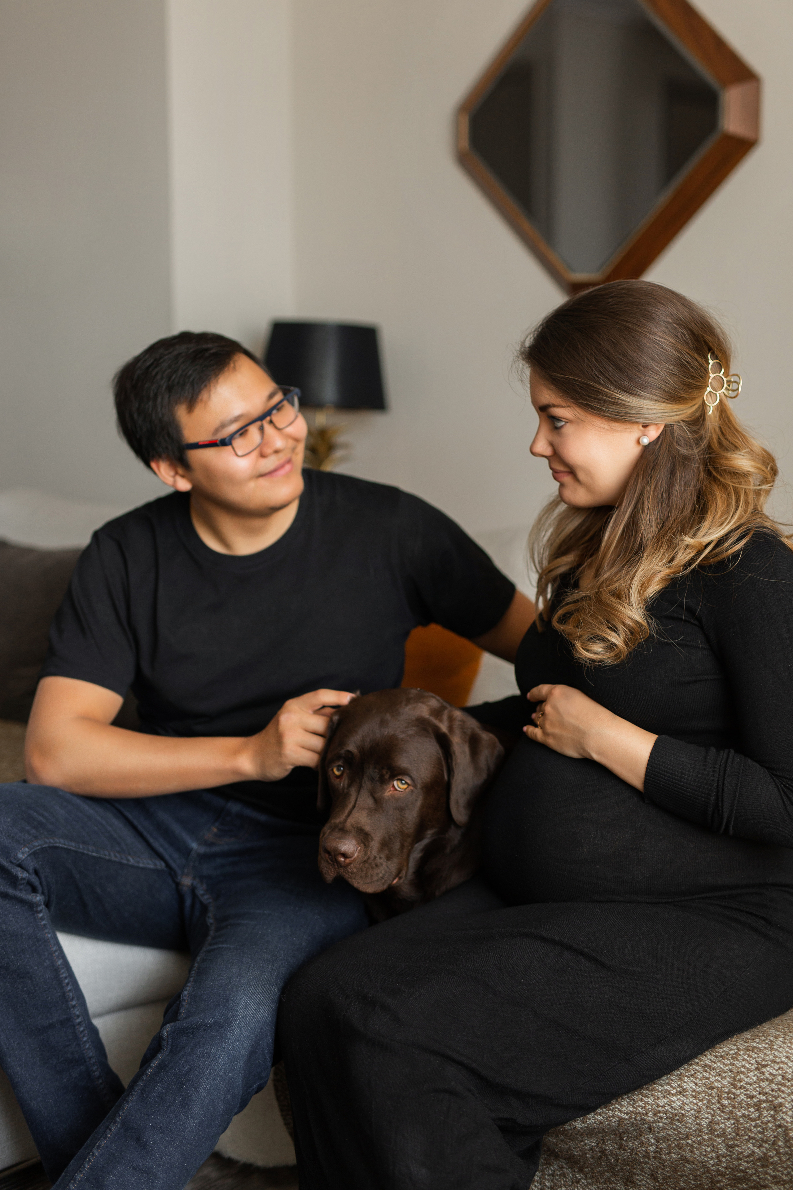 Милена и Чингиз. Домашняя серия. Семейный фотограф в Каневской Епифанова Ольга