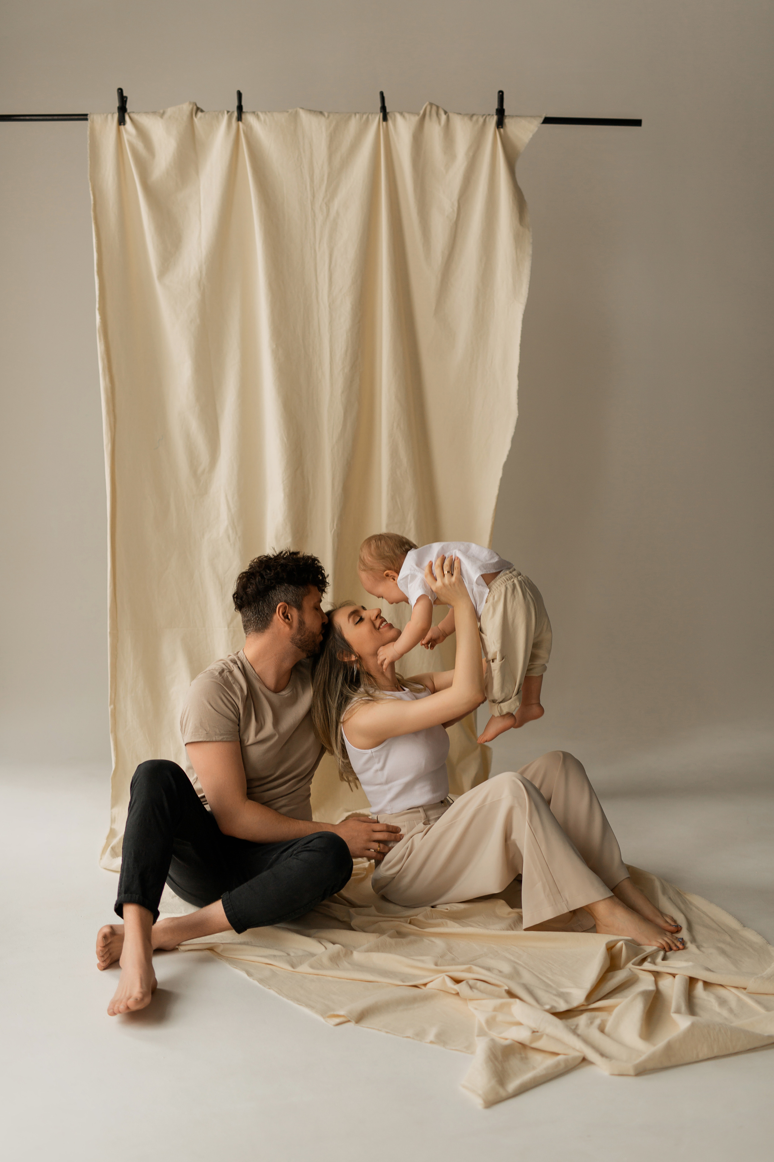 Элина, Андрей и Рома. 1 годик. Семейный фотограф в Каневской Епифанова Ольга