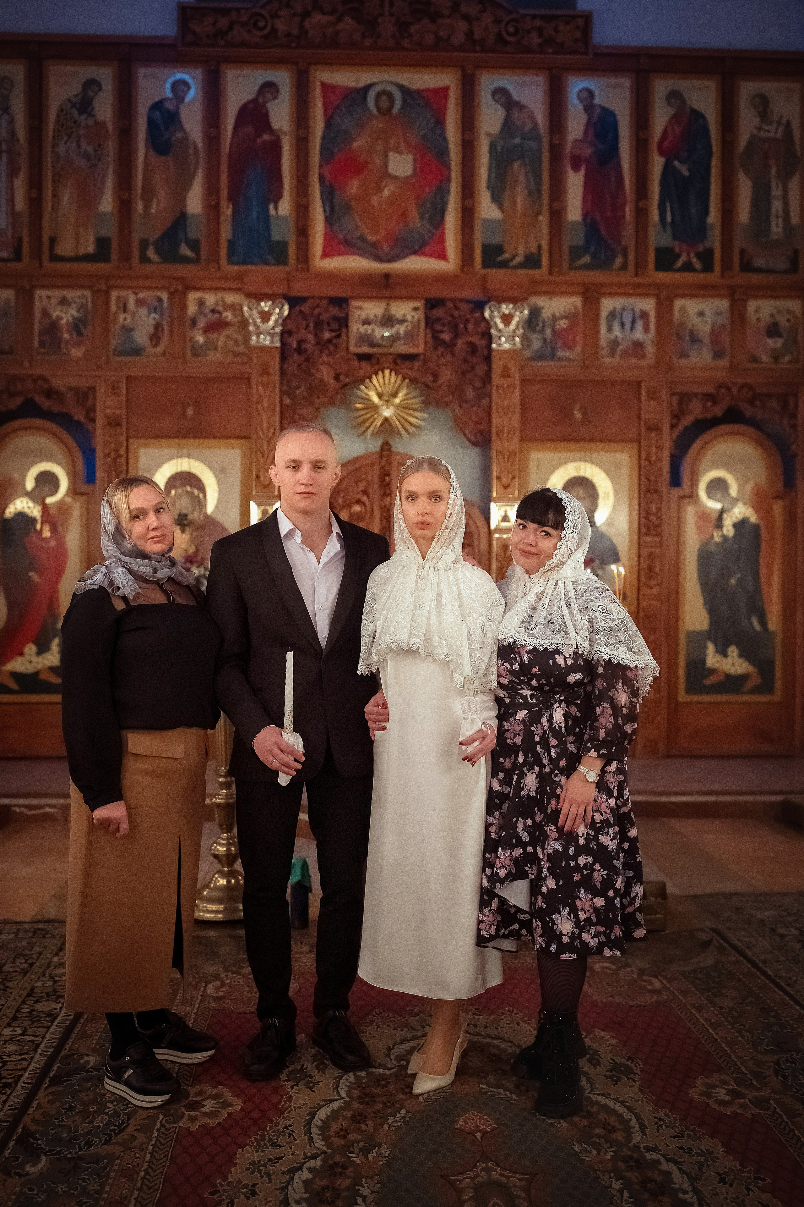 Венчание Дарьи и Семёна Храм Дмитрия Донского. Фотограф на крещение и венчание