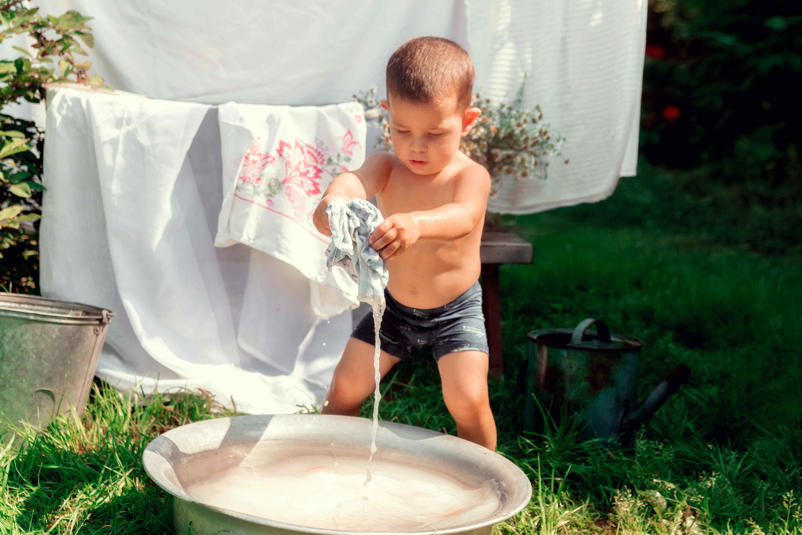 Большая стирка. Семейный, свадебный и детский фотограф в Новосибирске Ольга Хидченко
