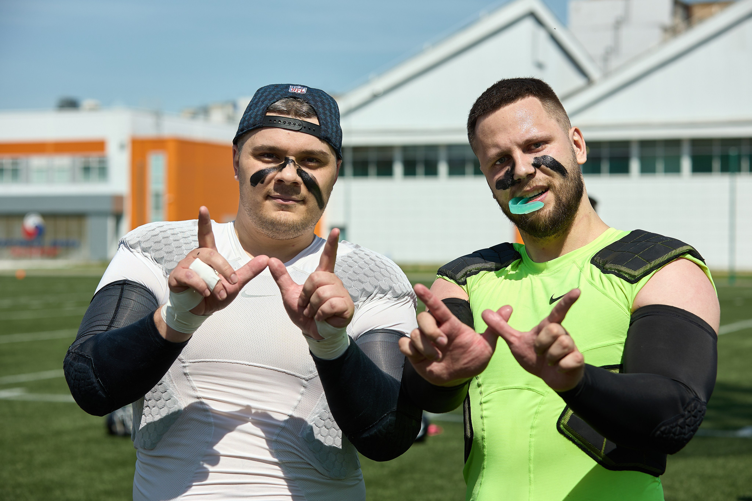 Американский футбол. Матч Чемпионата России. Светлана Родионова — фотограф спортивный и не только