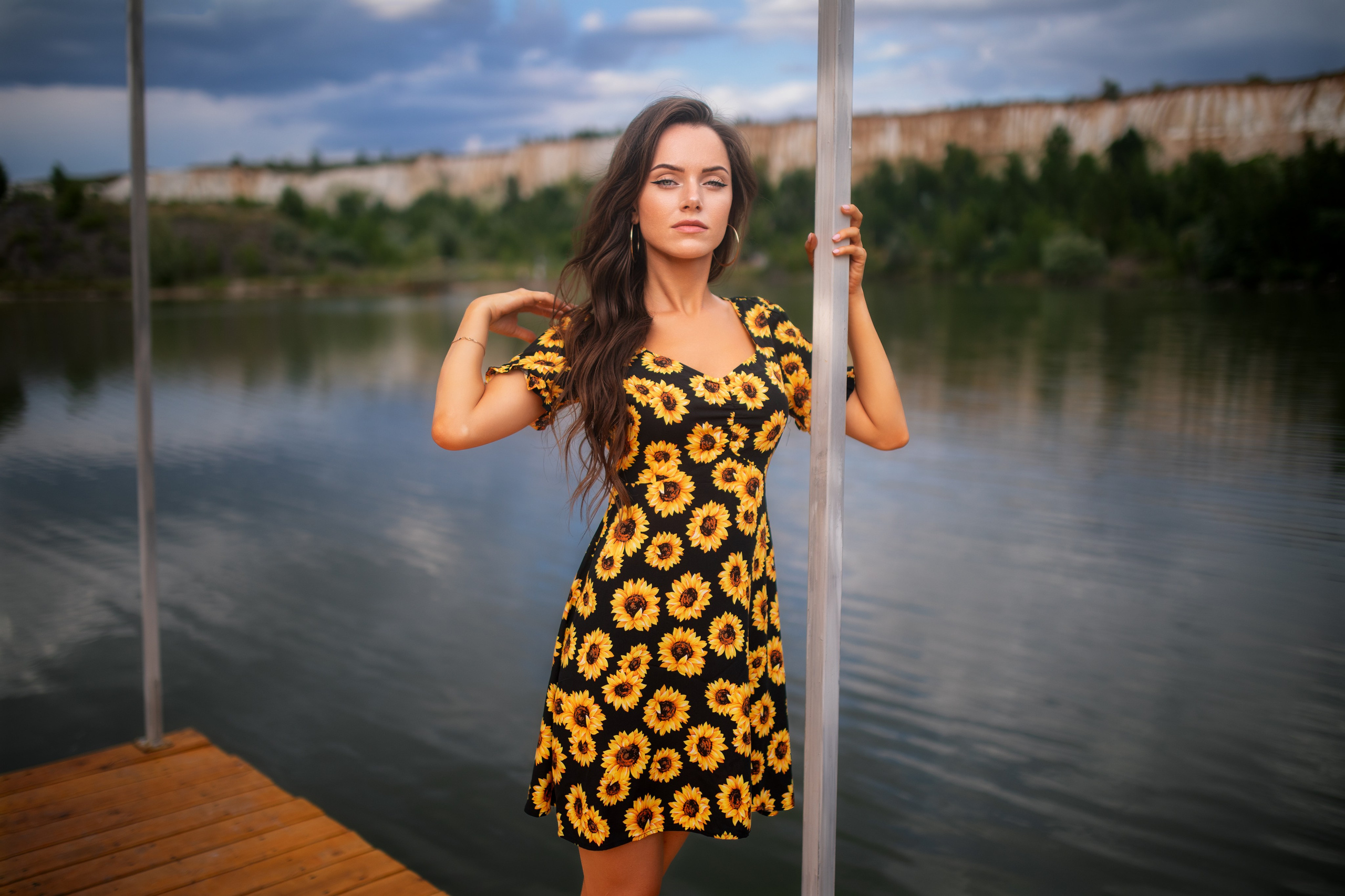 Летняя съемка с Екатериной на природе в парке Белый Колодец в формате для «себя»