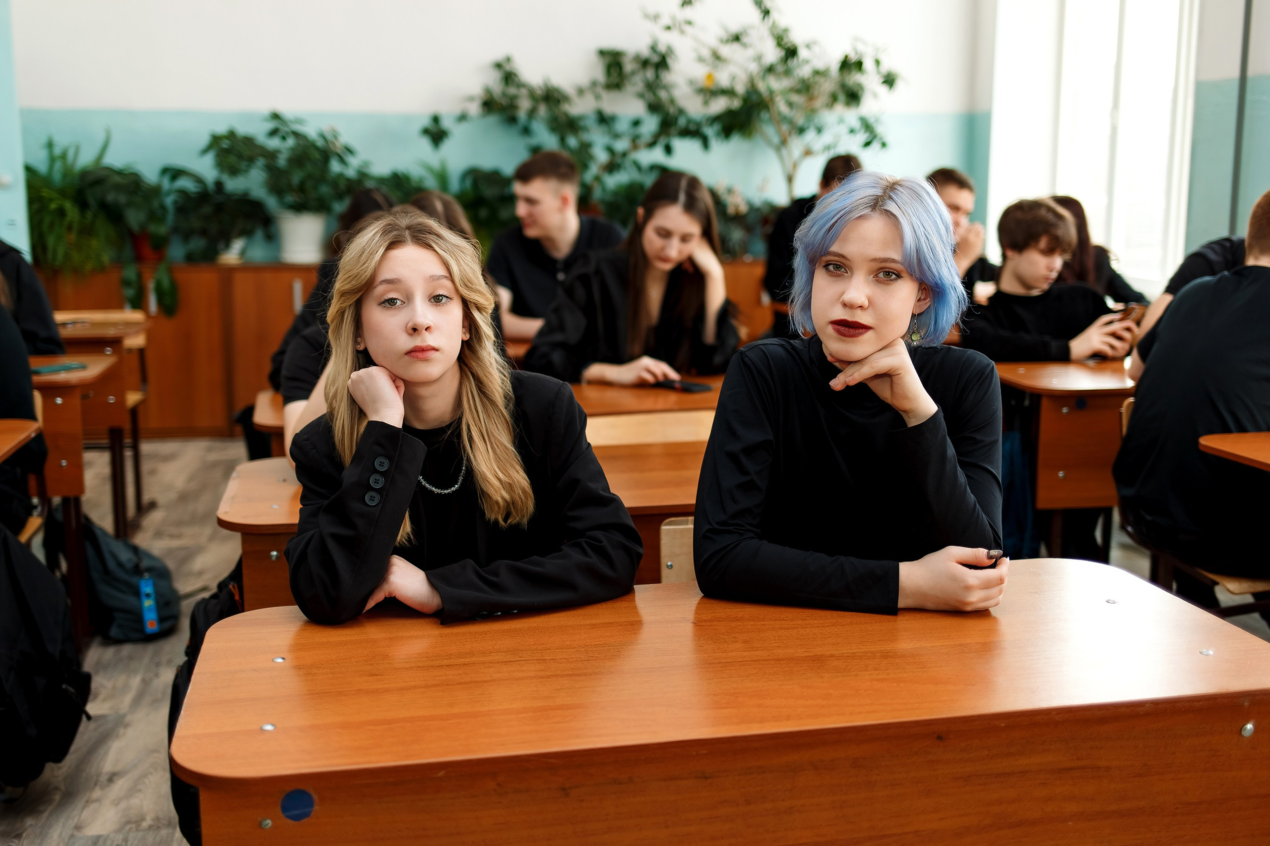 11 класс съемка в школе. Фотограф Любовь Корниенко, Примоский край