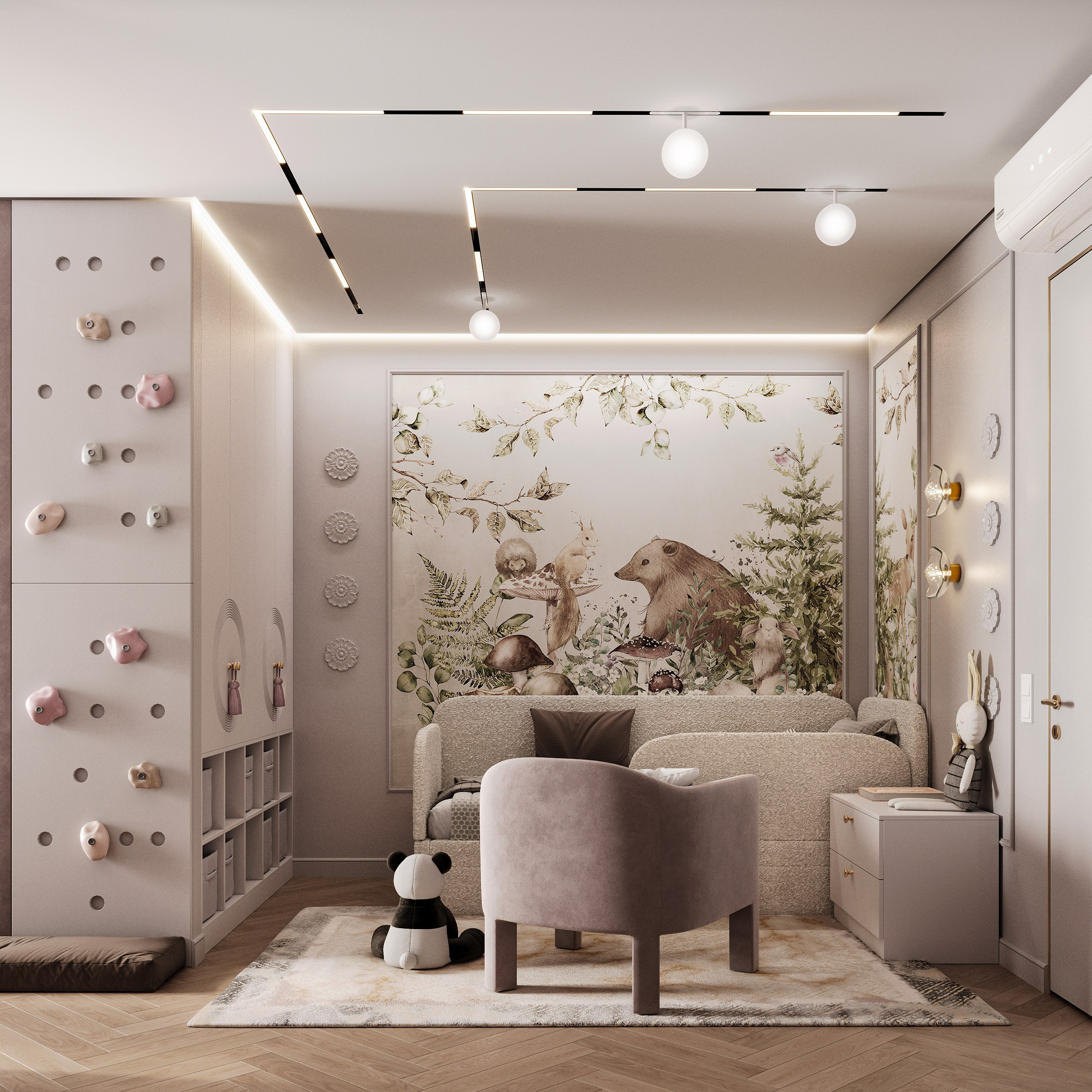 Нежнейшая детская комната. LAW.DES / ДИЗАЙНЕР ИНТЕРЬЕРОВ