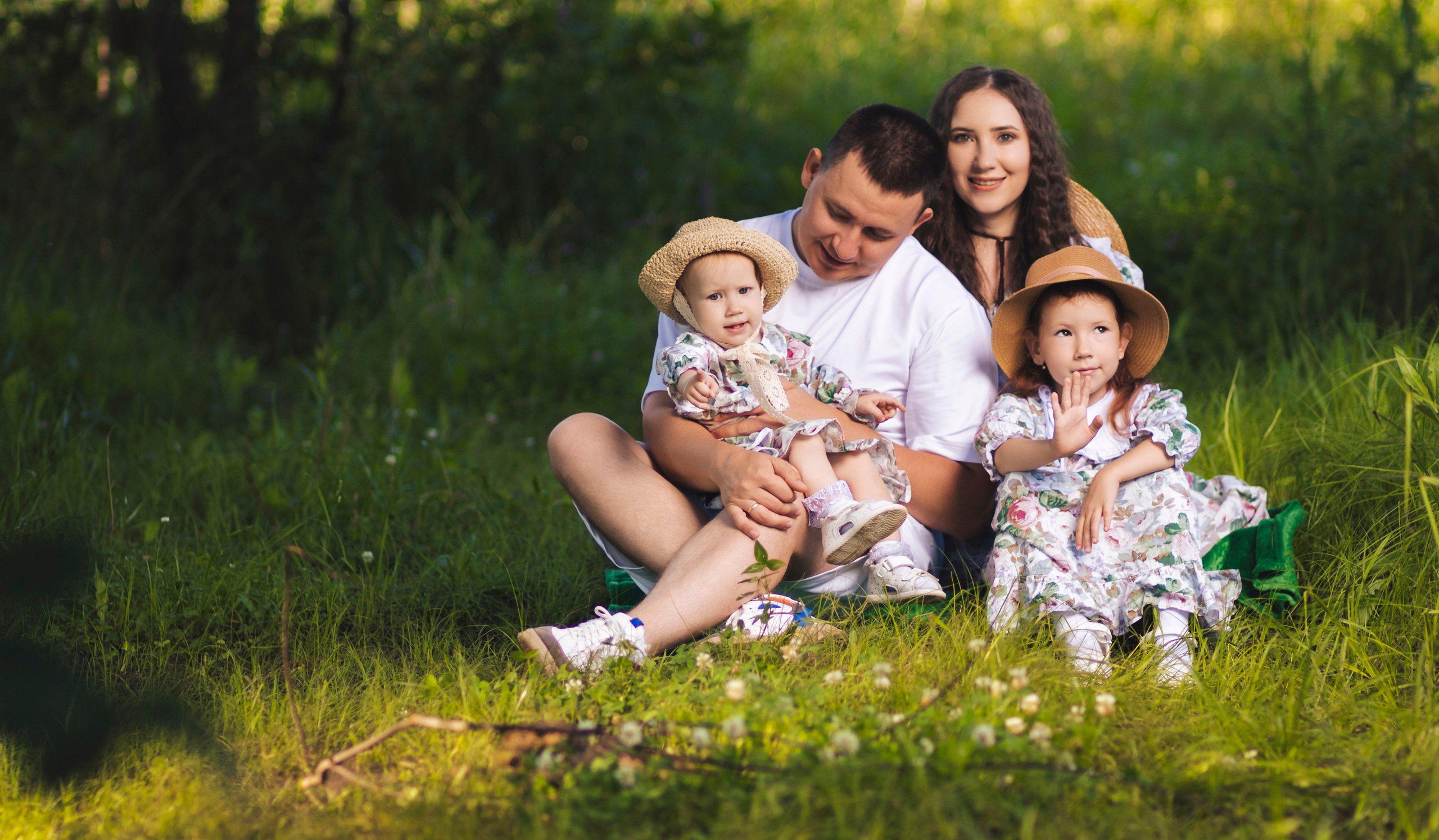 Летняя семейная фотосессия. Фотограф Каримов Виктор
