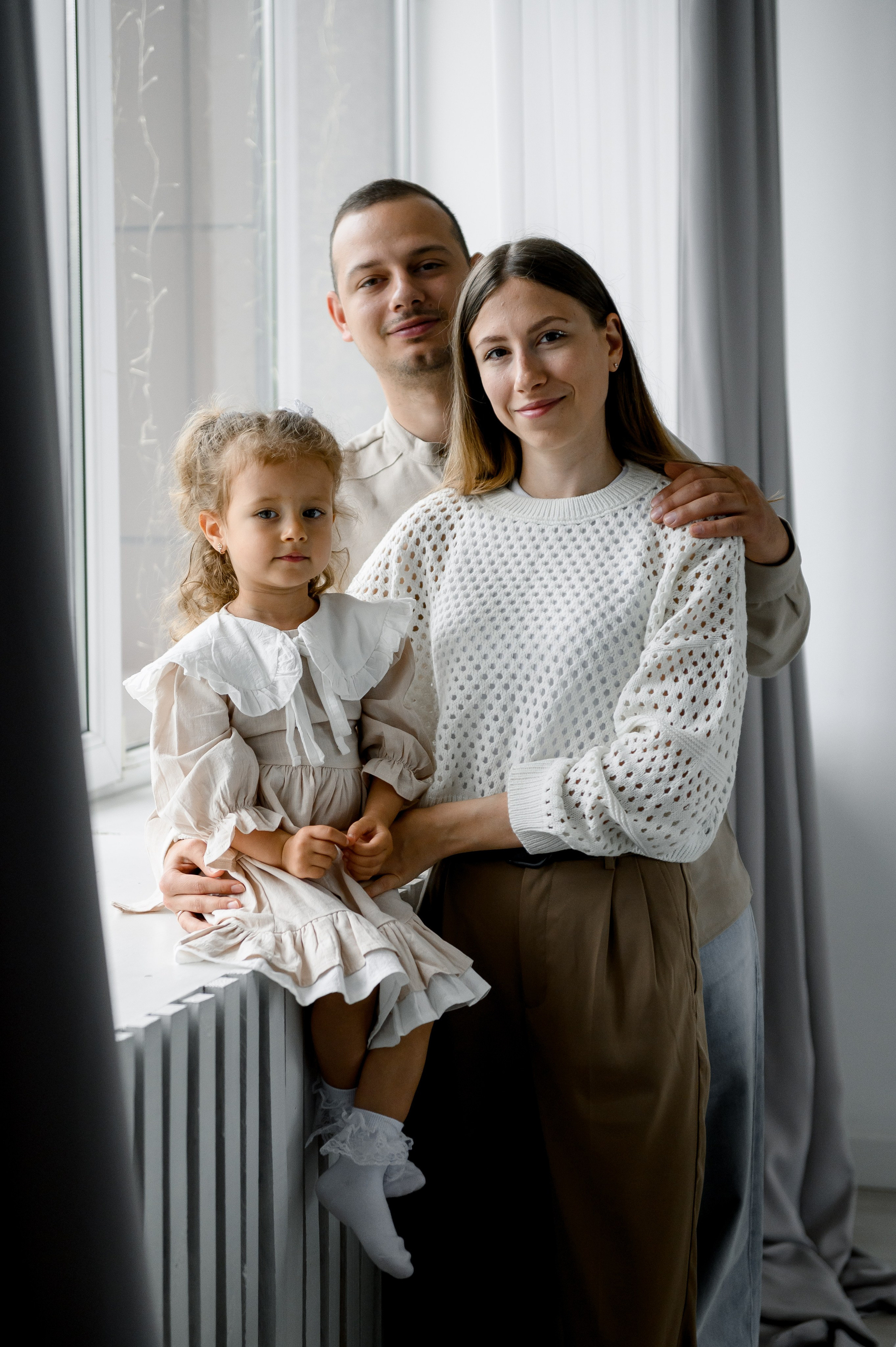 Очаровательная Ева с родителями. Свадебный и семейный фотограф в Ставрополе Роман Иванов