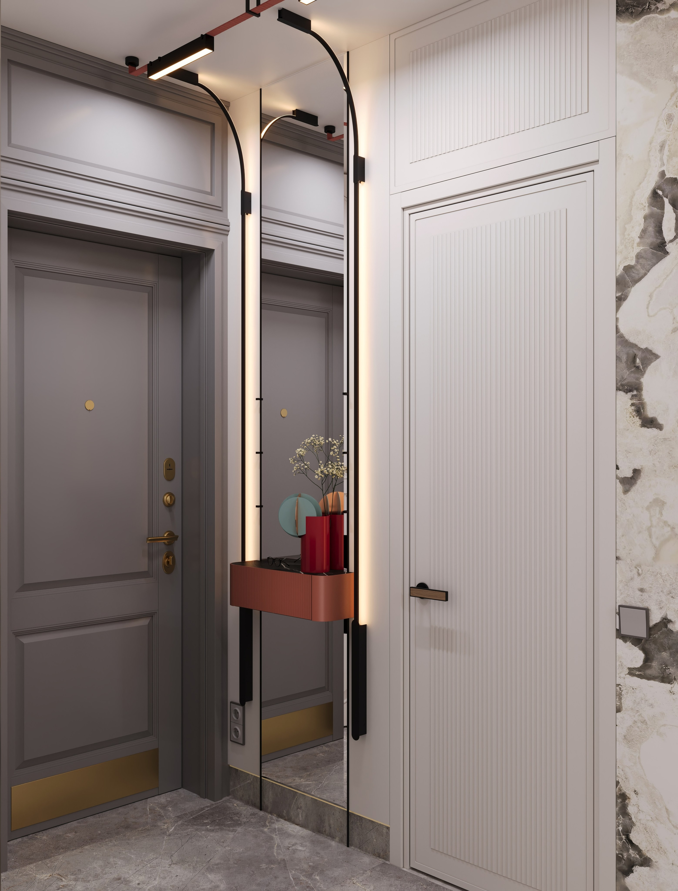 3D Визуализация квартиры пгт Заречье 62.7 m². Заказать 3Д визуализацию интерьеров — Дарья Веденёва