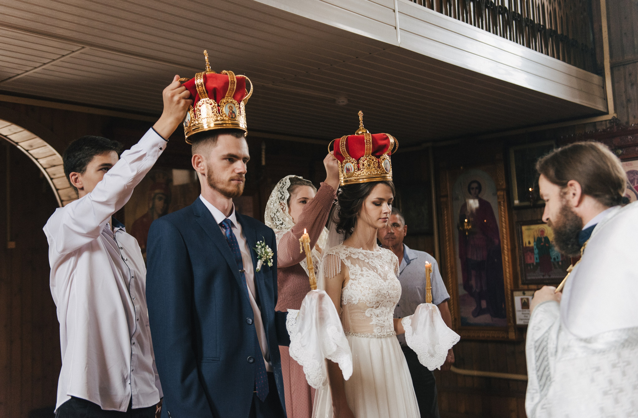 Венчание Никиты и Тони — Храм Иоанна Кронштадского. Свадебный и семейный фотограф Волгоград Москва