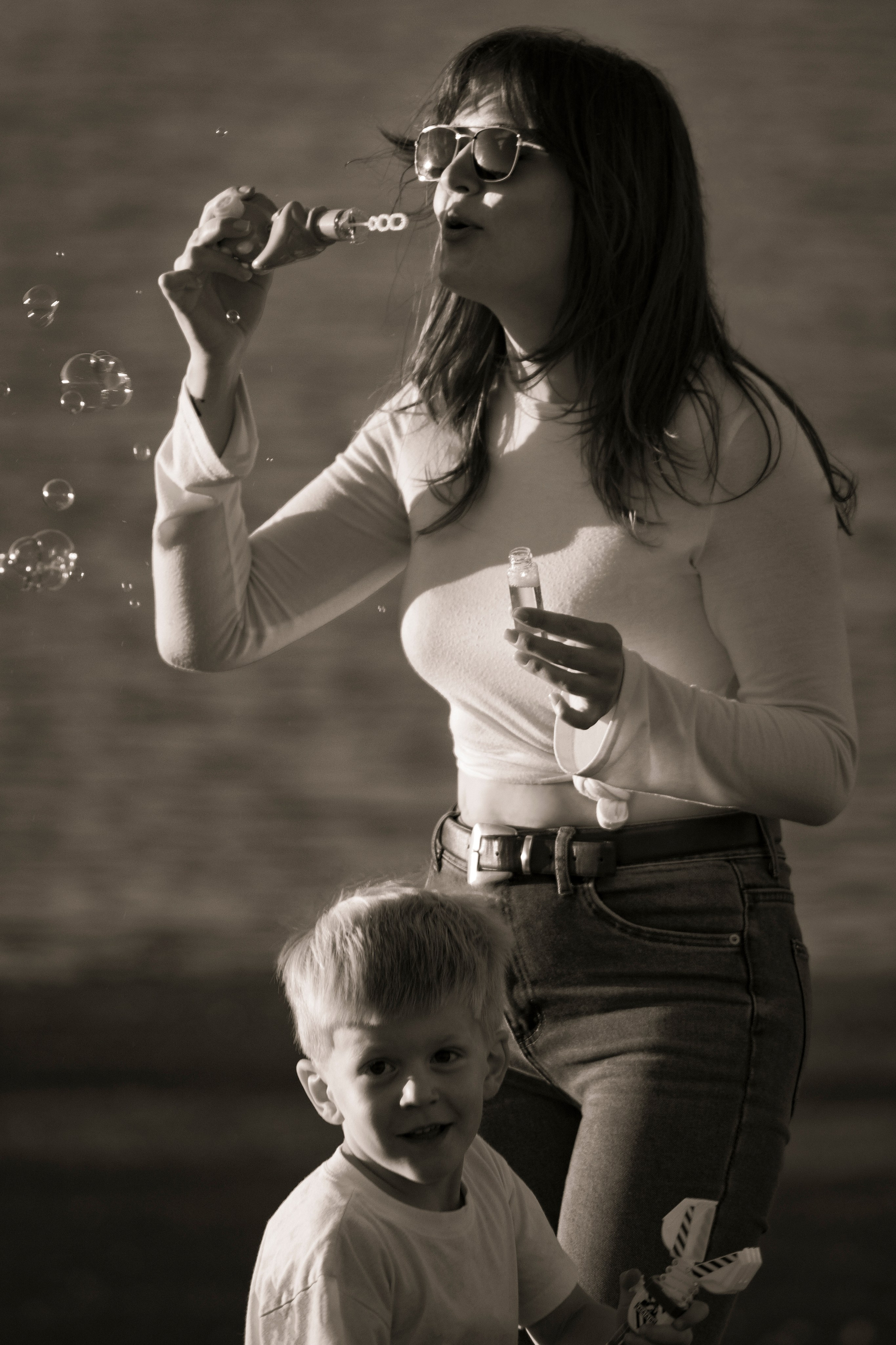 ЧБ семейная. Фотограф Бойко Антонина