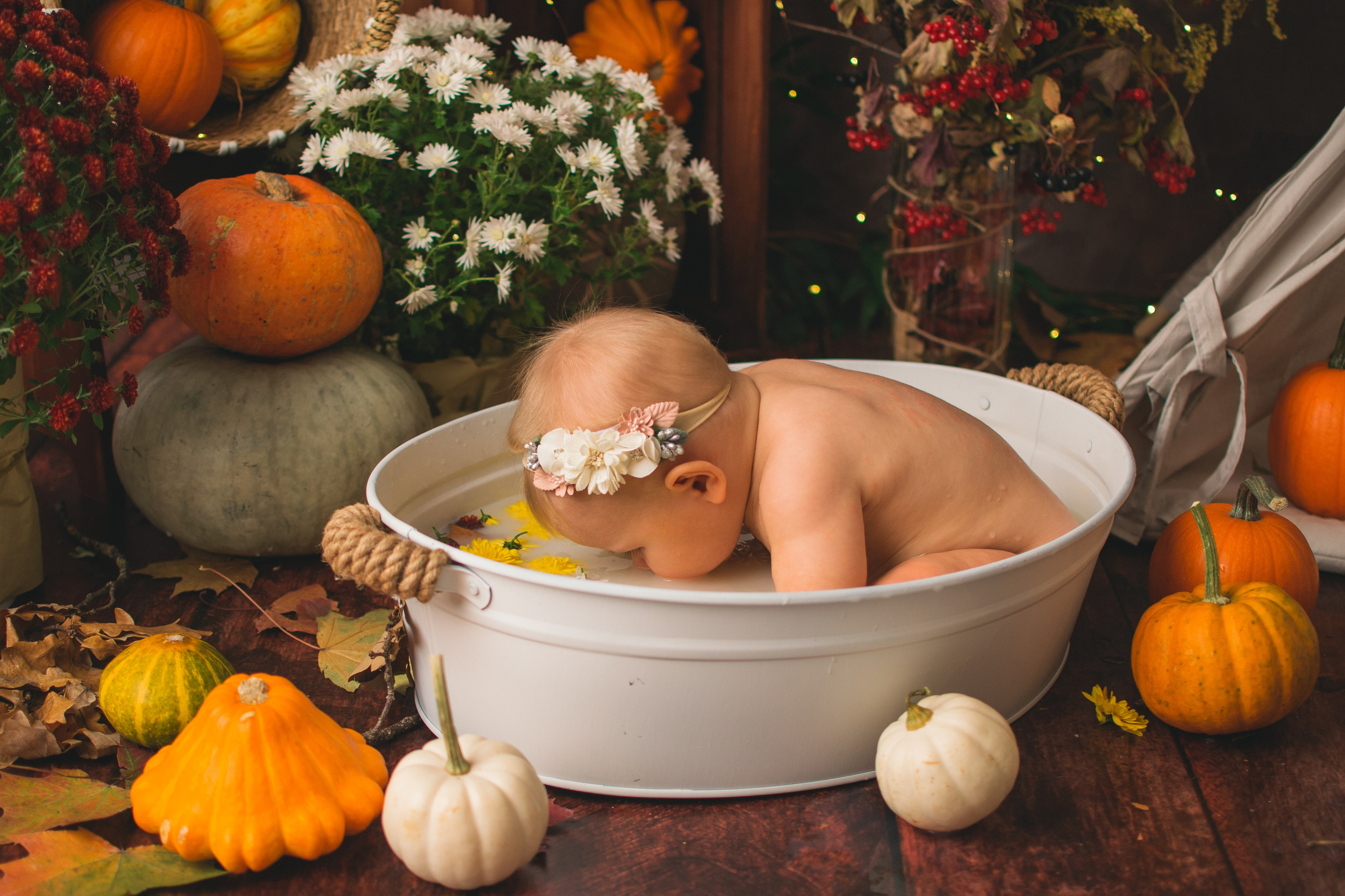 Молочные ванны. Фотограф новорождённых в Санкт-Петербурге Наталья Булгакова