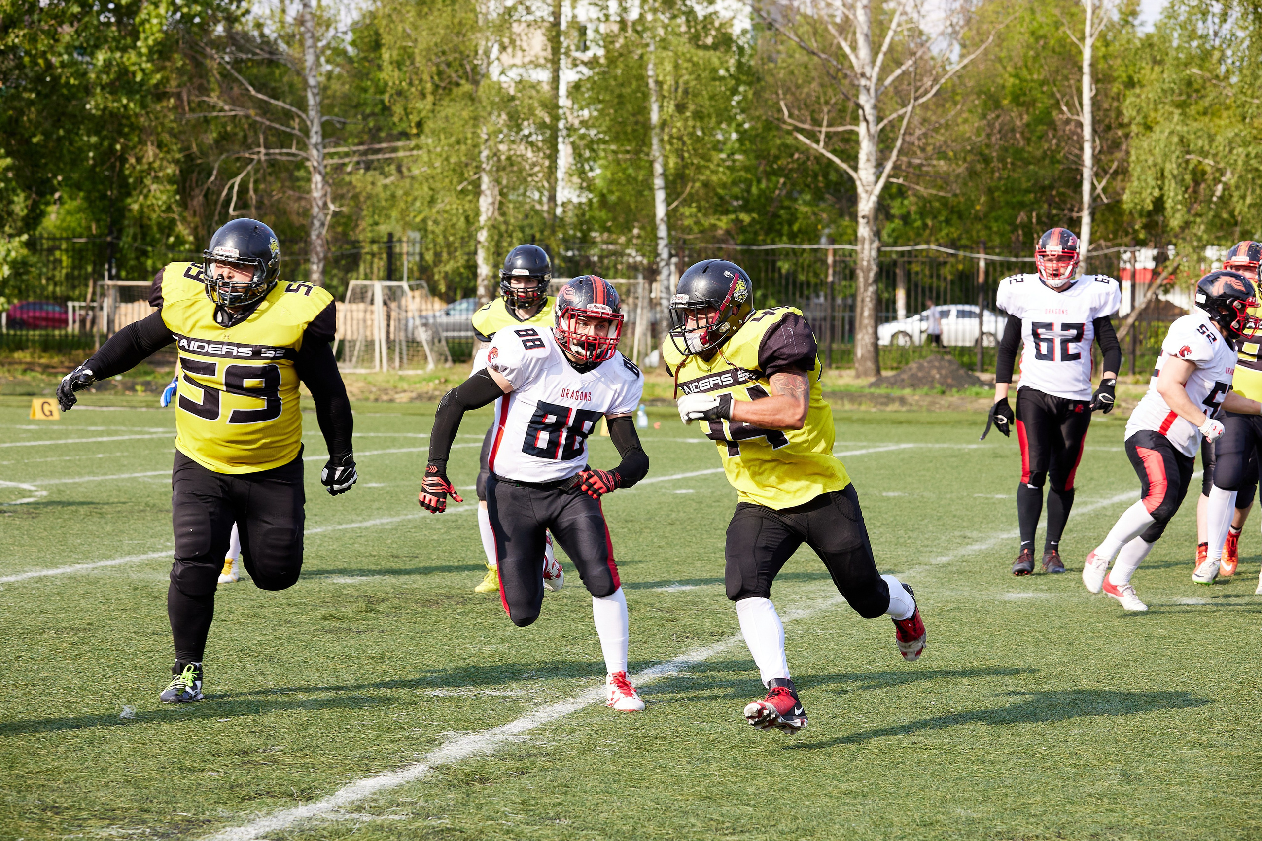 Американский футбол. Матч Чемпионата России — Рейдерс52 — Драконы. Светлана Родионова — фотограф спортивный и не только