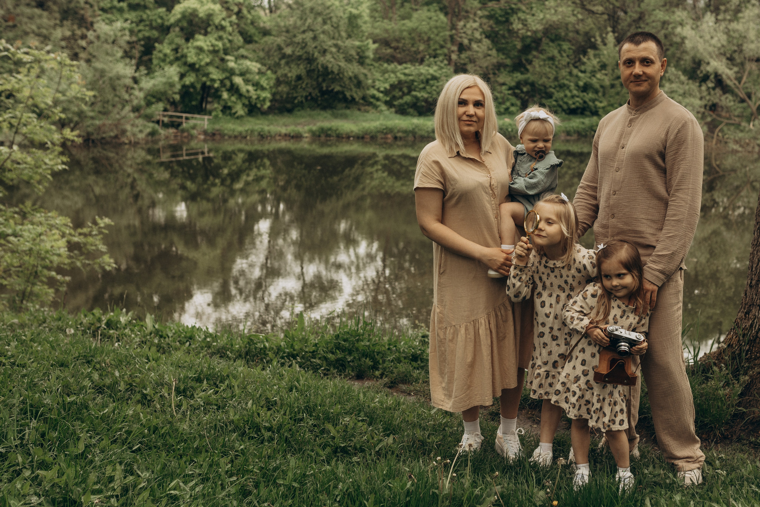 Фотосессия под летним дождем с Алексеем, Юлией и их доченьками. Фотограф в Ставрополе Svetlana Matveeva