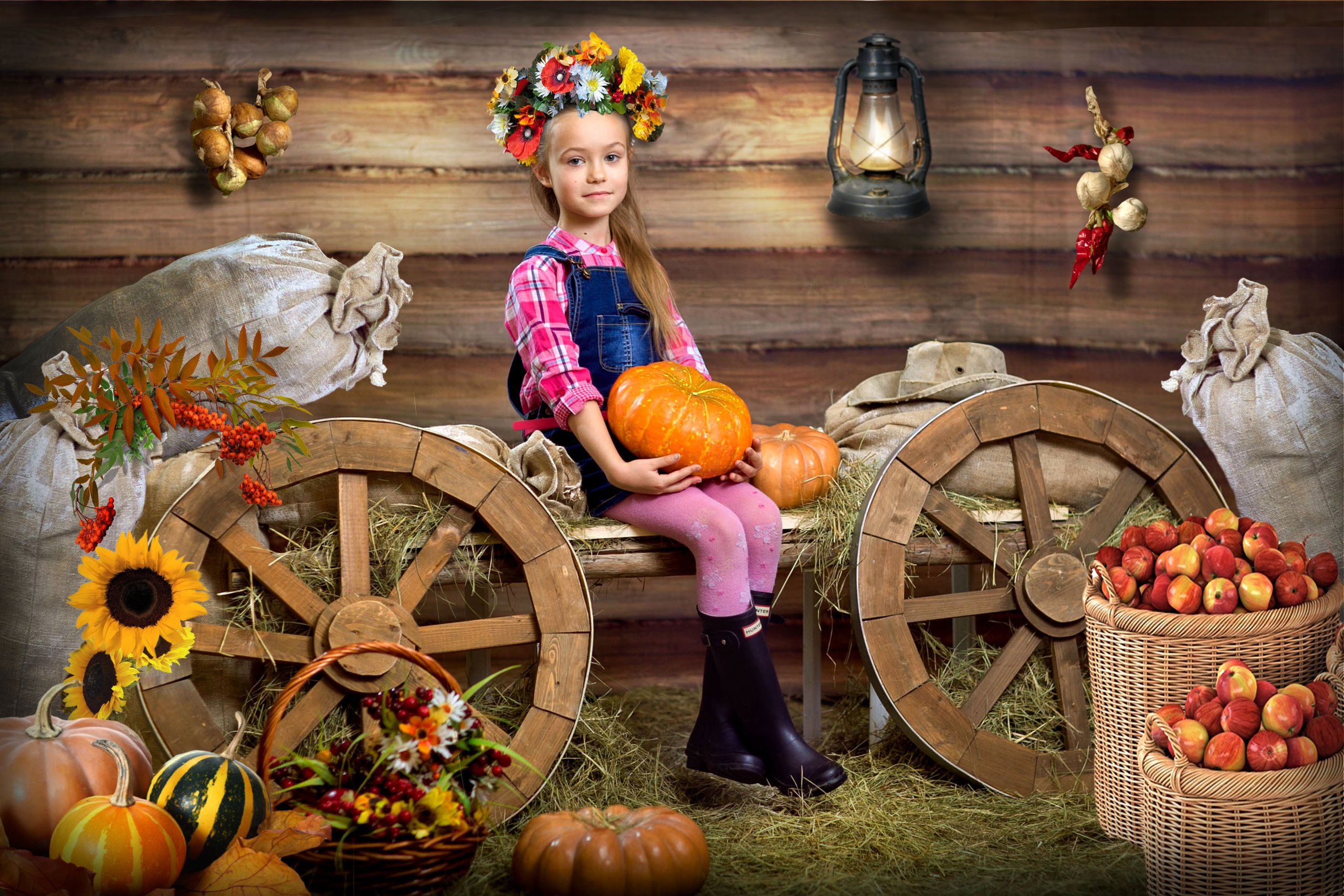 В амбаре. Art photographer Nino