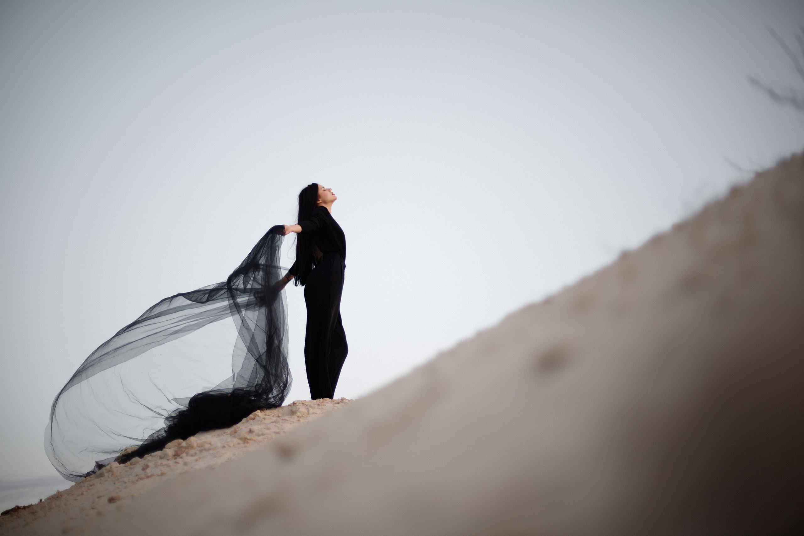 История в песчаном карьере. Фотограф в Волгограде