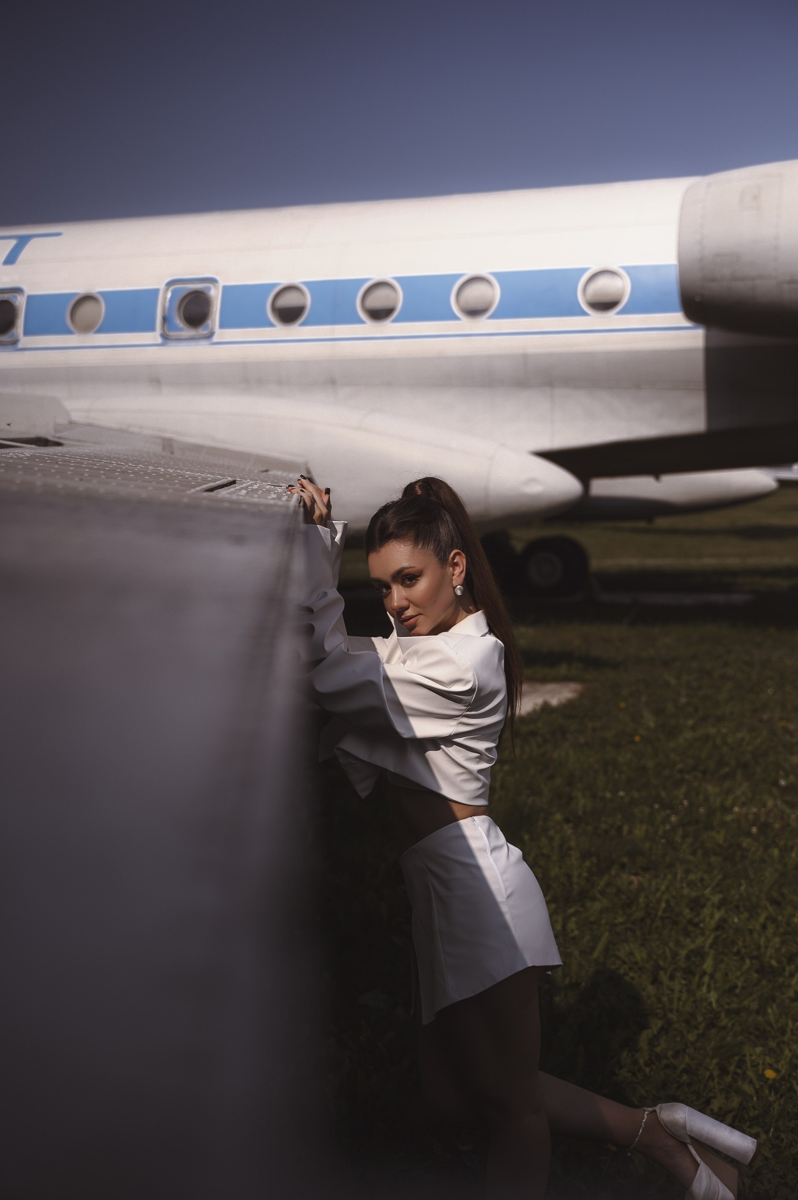 фотограф Минск, фотосессия с самолетом, фотограф Беларусь, фотосессия в аэропорту, съемка с самолетом 