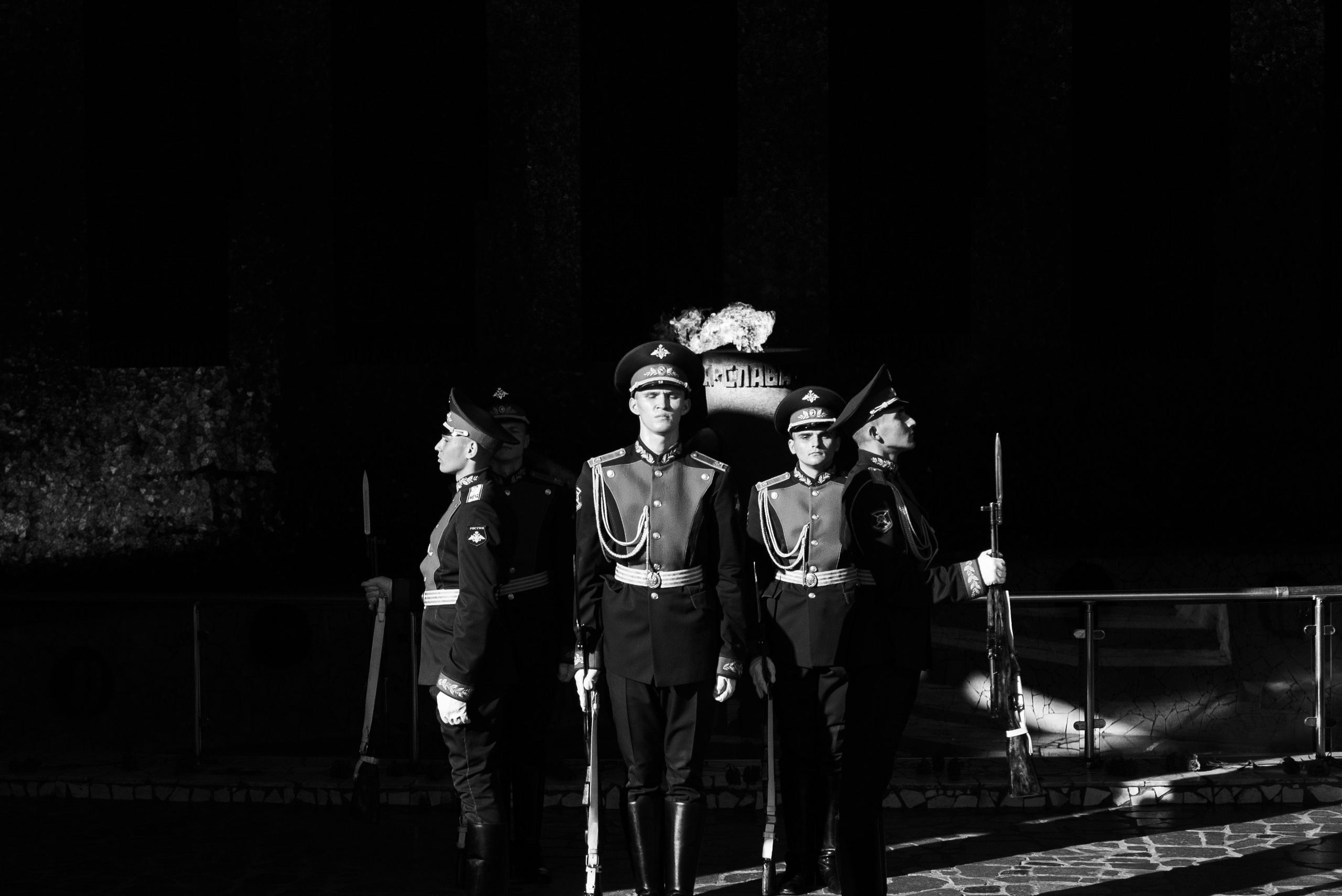 Смена караула на Мамаевом кургане. Свадебный, портретный фотограф в Волгограде Ермашова Дарья