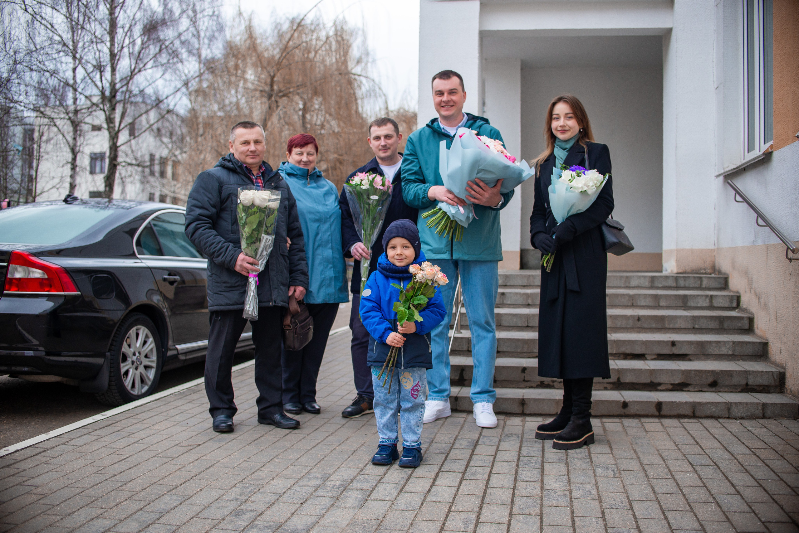 Выписка Илоны 1РД. Семейный фотограф на выписку из роддома и крещение Минск Настя Гришук