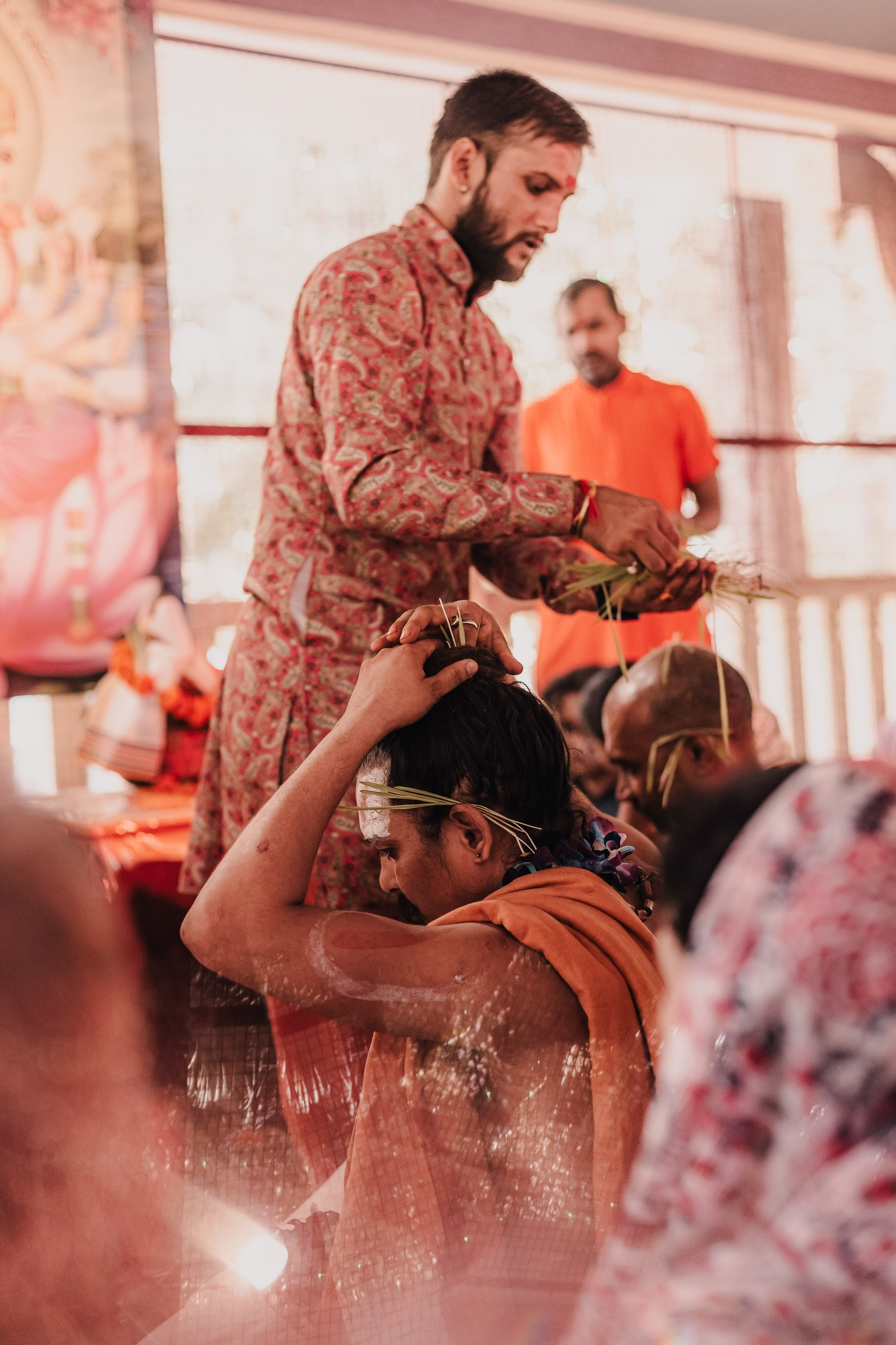Navaratri yajna at Devraha Baba Ji ashram. Мариам Багдасарян