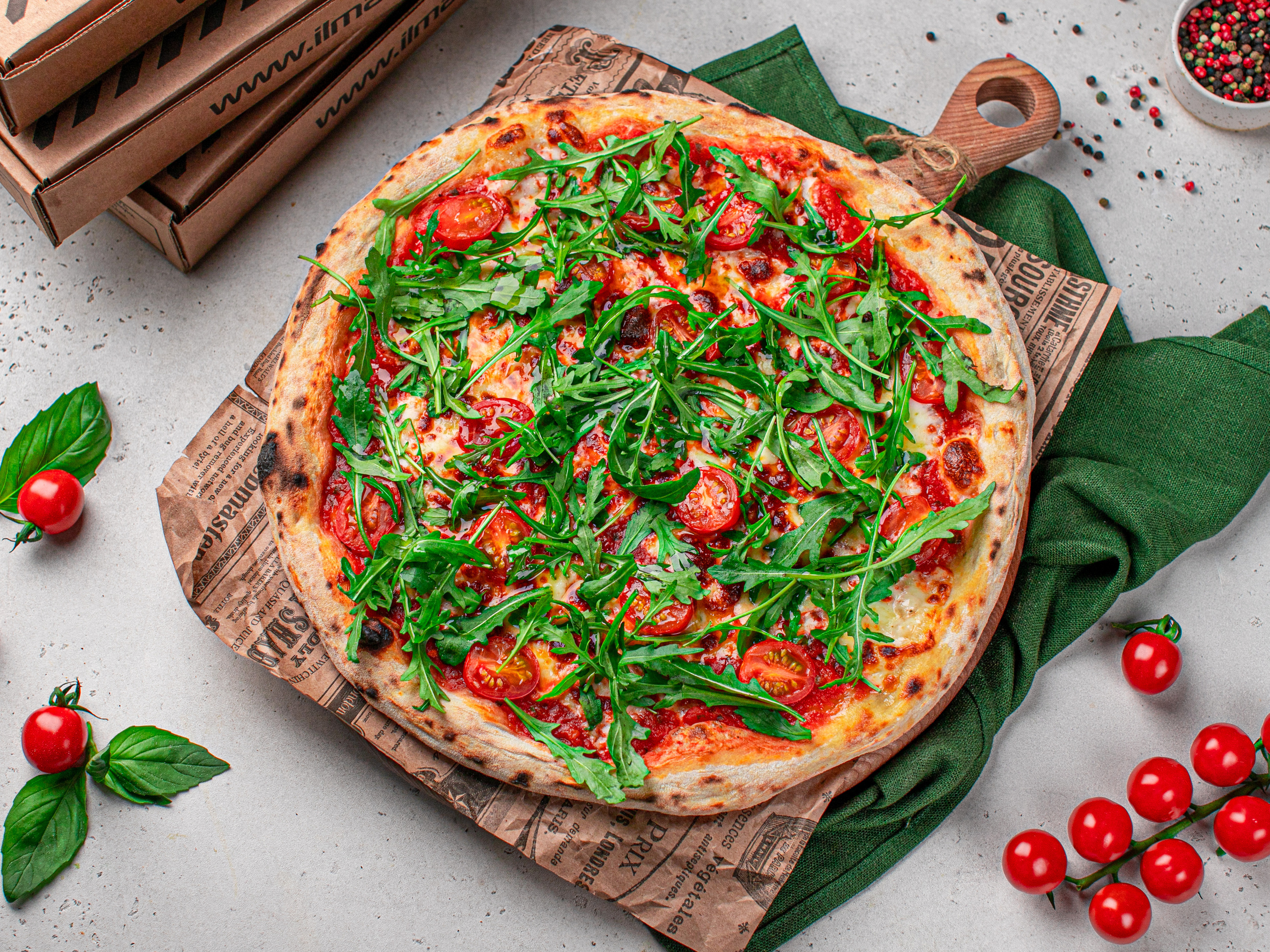 Пиццерия Иль Марко. Фуд фотограф. Съемка еды в Москве