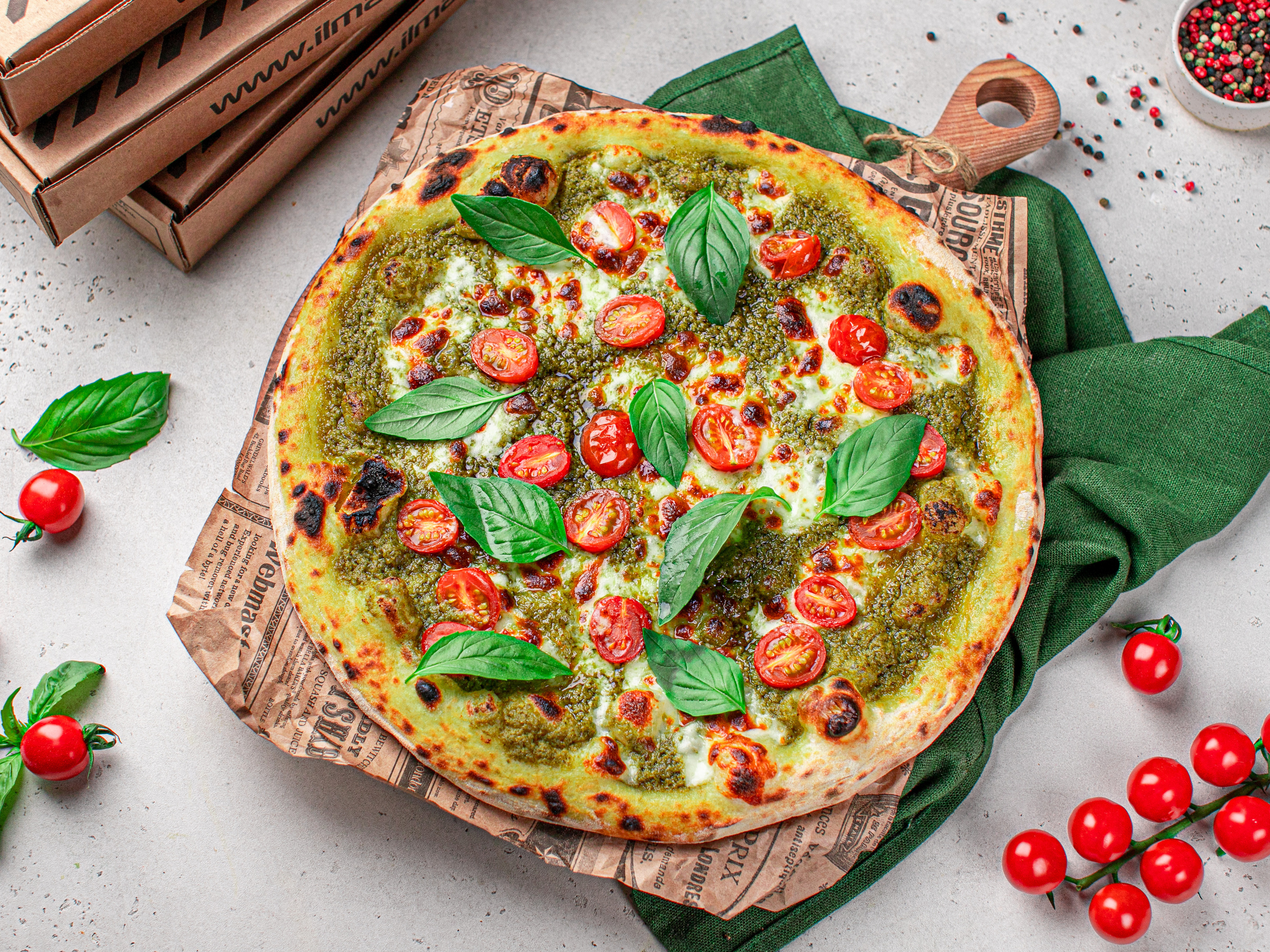 Пиццерия Иль Марко. Фуд фотограф. Съемка еды в Москве