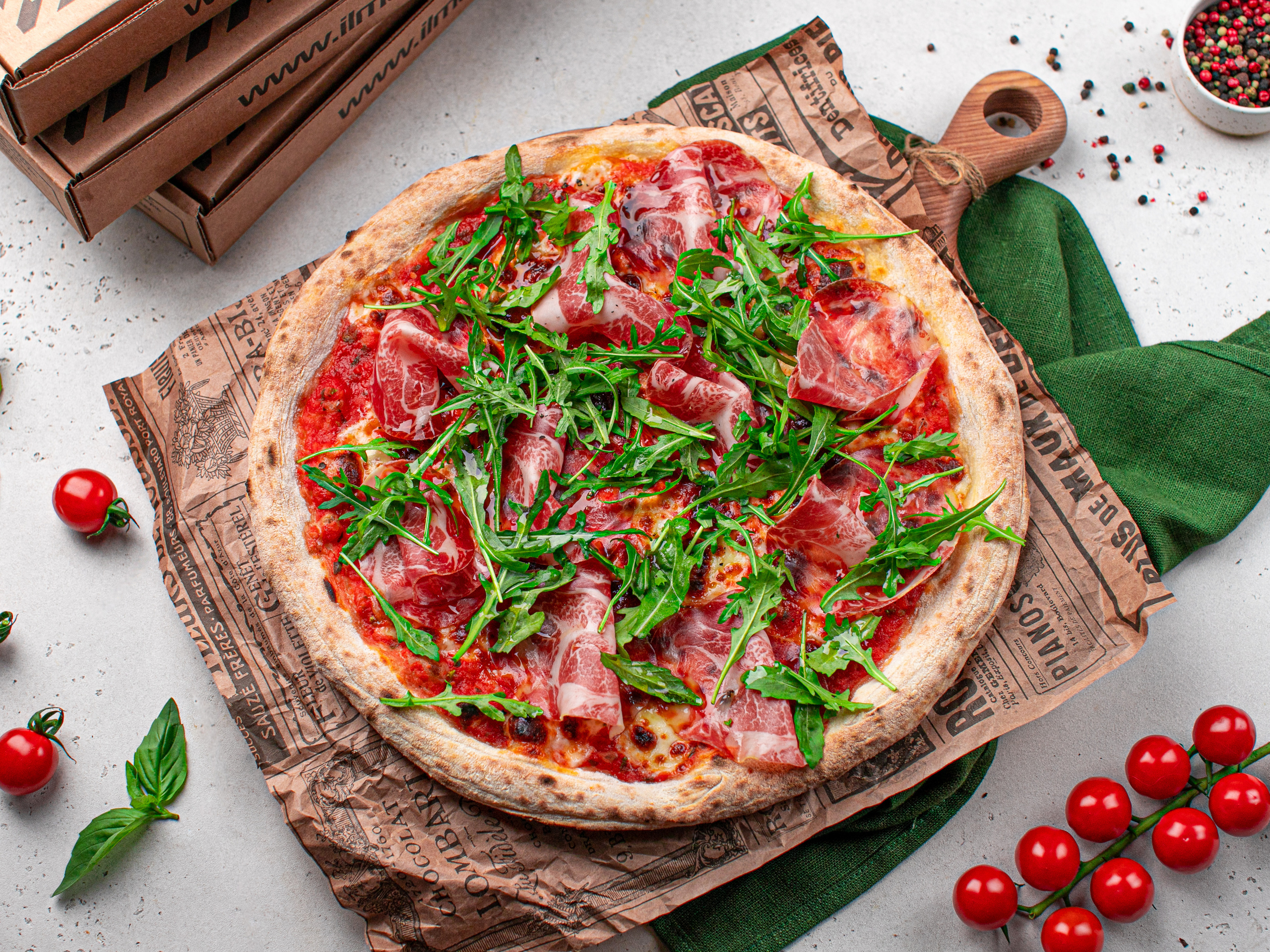 Пиццерия Иль Марко. Фуд фотограф. Съемка еды в Москве