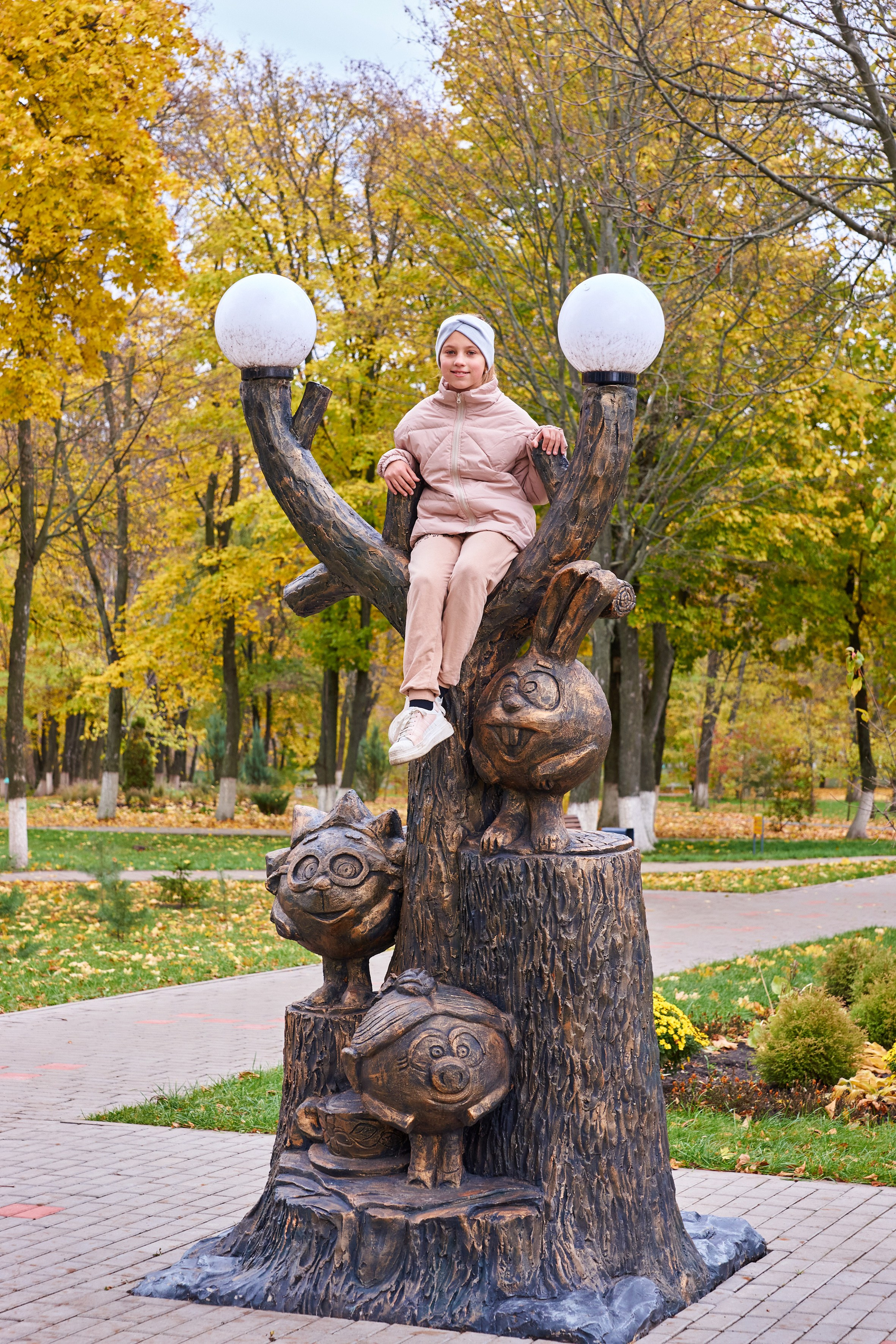 Съёмка в парке осенью. 4 класс. Childrenfoto.ru