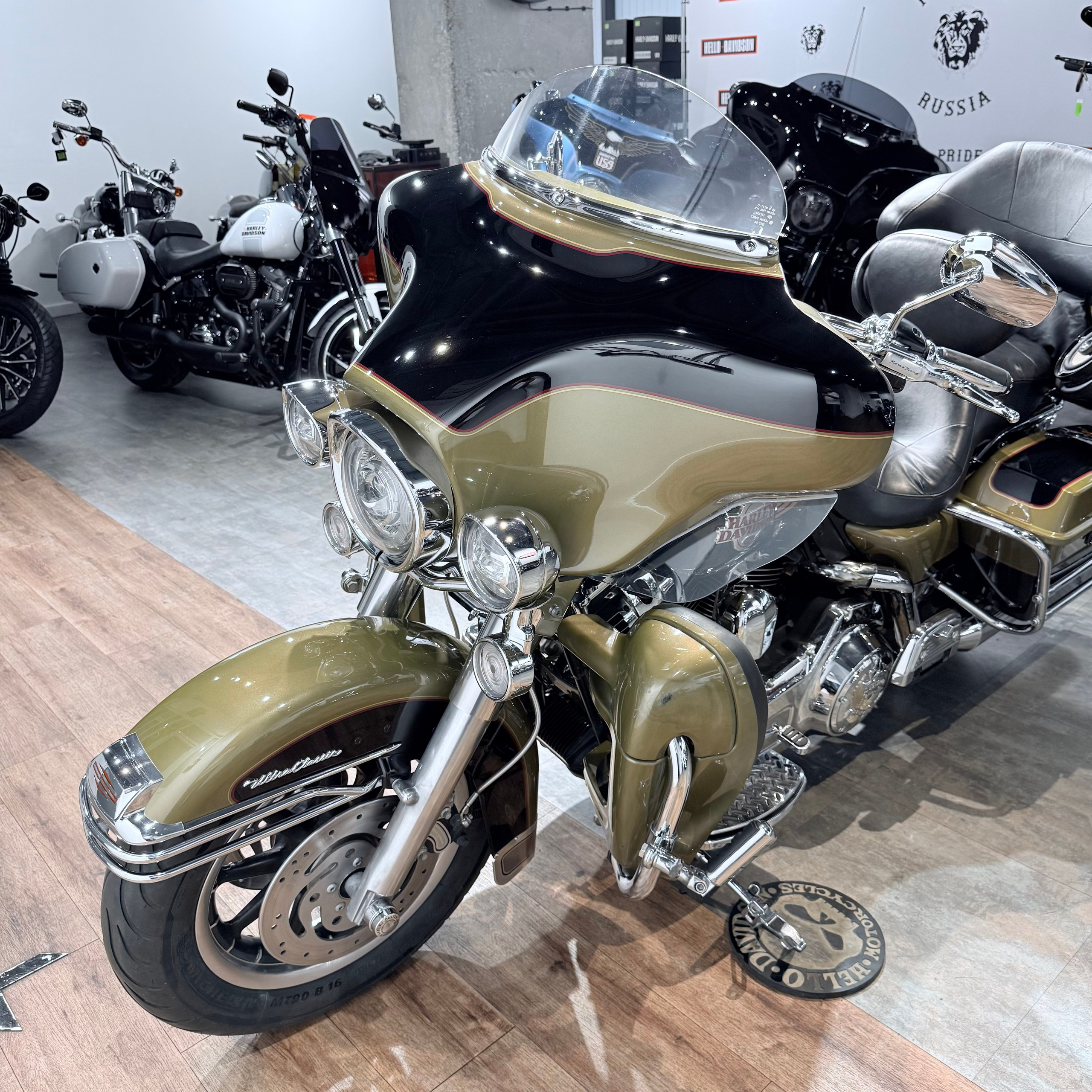 Мотоциклы Harley-Davidson 2007 Electra Glidе Ultrа Gоld Olive (Touring) — купить мотоцикл. Hello Davidson, Москва. Только хорошие мотоциклы…
