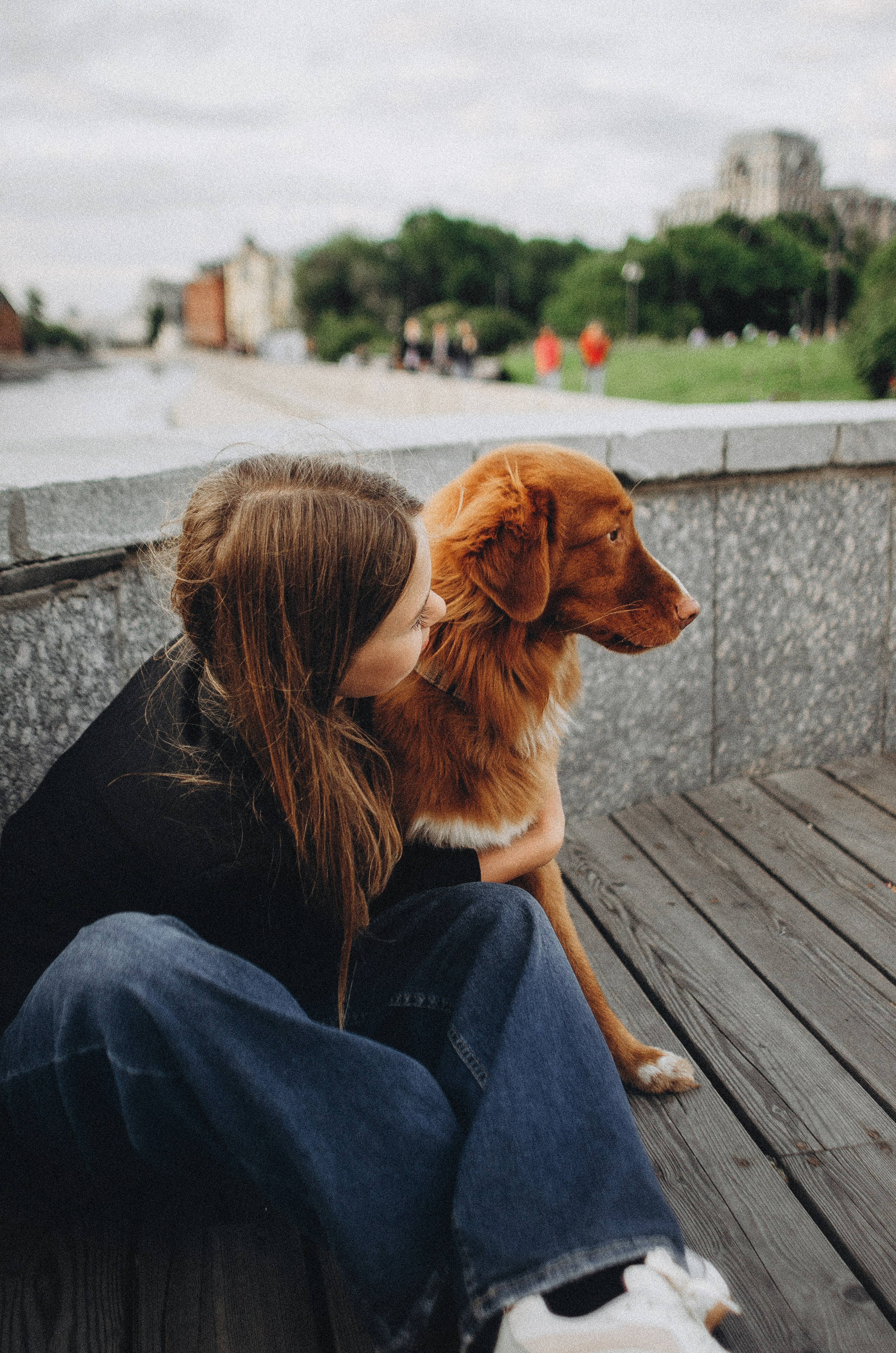 Алина и Бис. Фотограф-анималист Богданова Полина