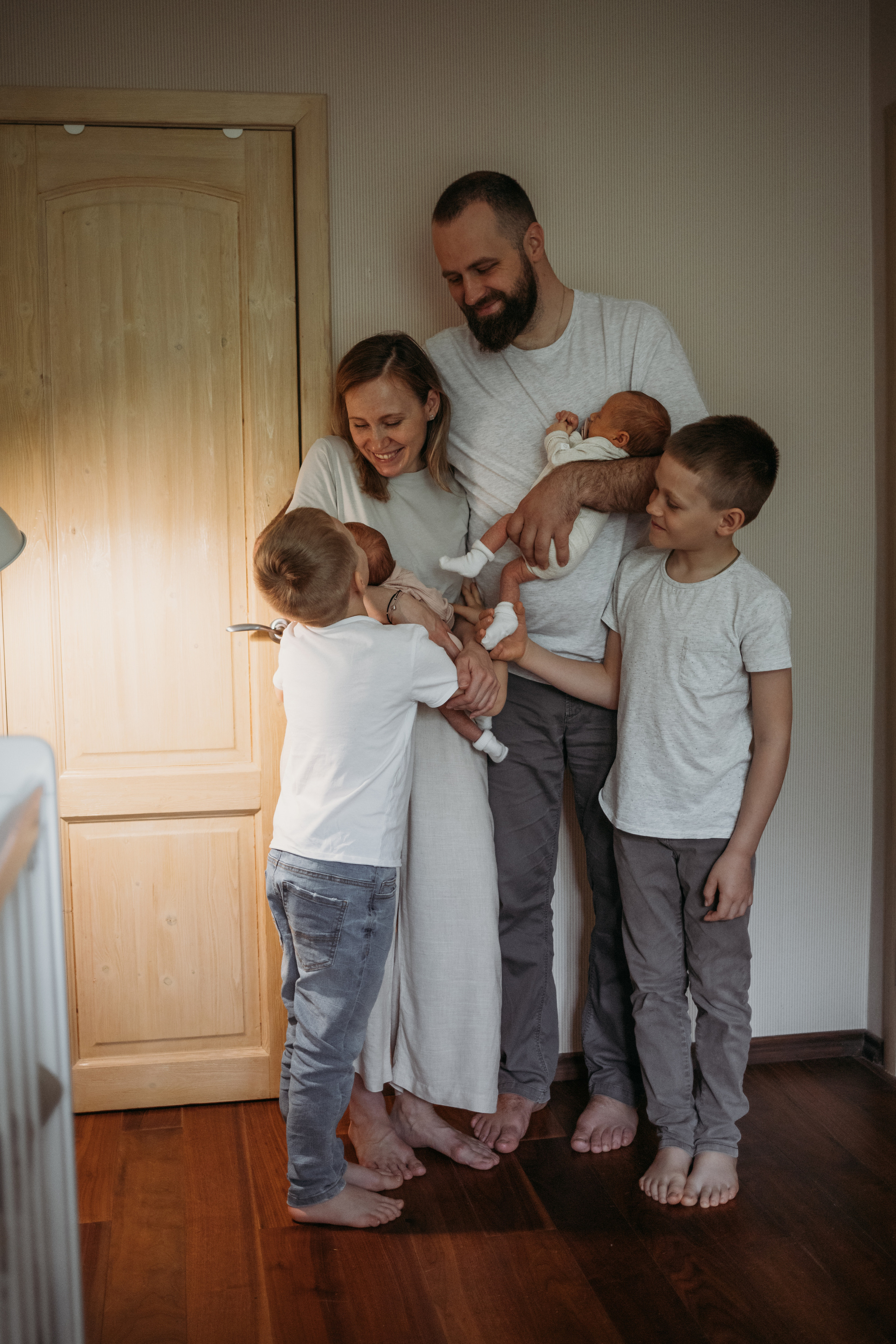 София, Саша, Тихон, Федя, Вера и Нина. Семейный и детский фотограф в Москве Александра Нараевская