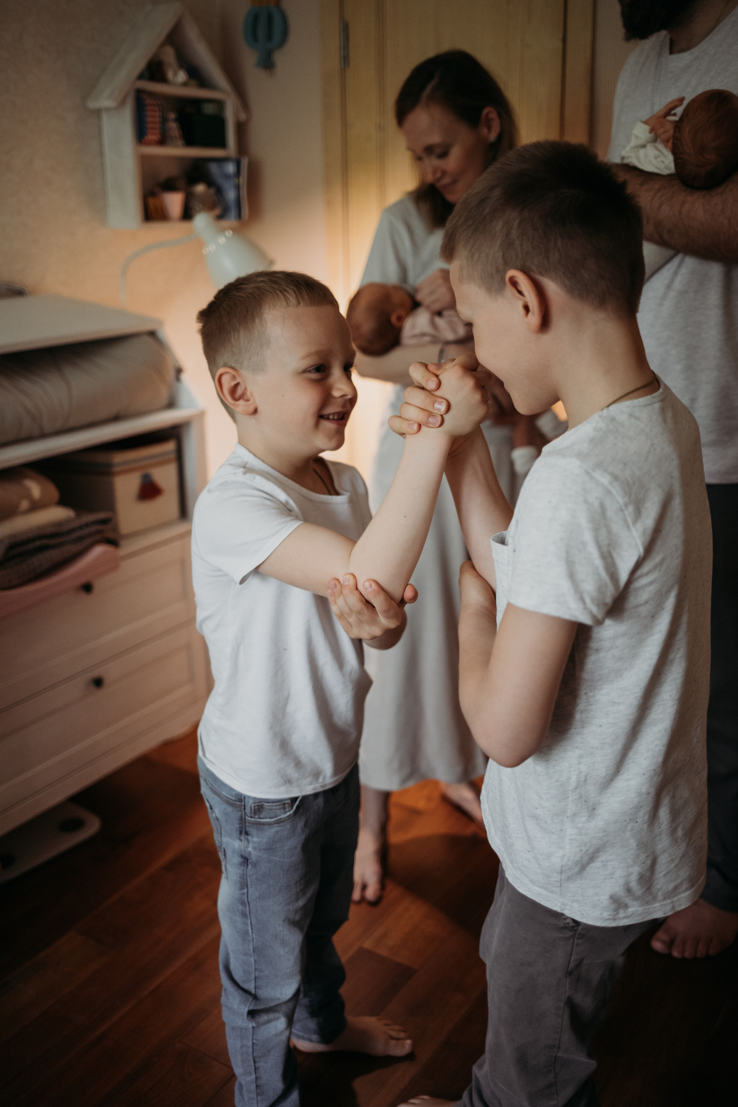 София, Саша, Тихон, Федя, Вера и Нина. Семейный и детский фотограф в Москве Александра Нараевская