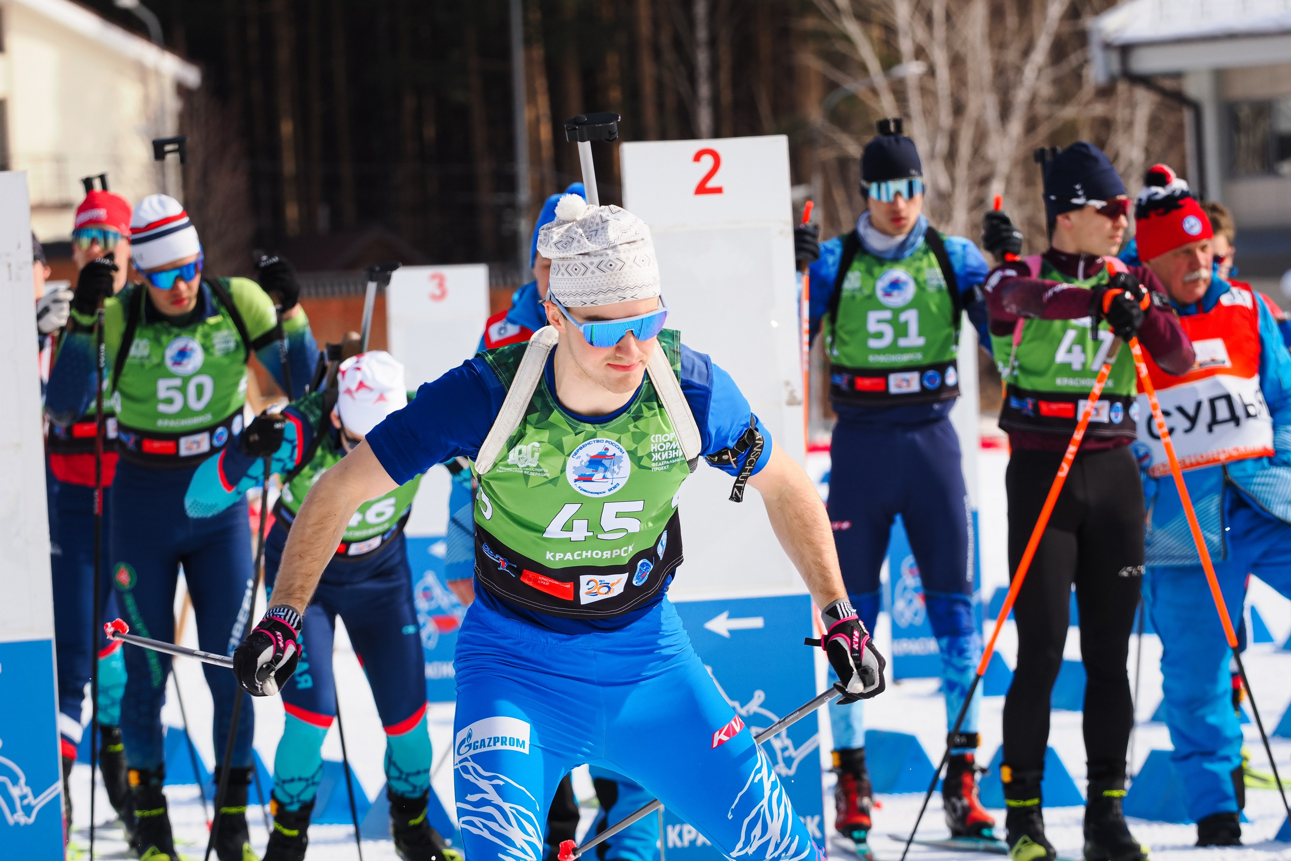 Биатлон / Первенство России. Репортажный фотограф Алексей Козьмин
