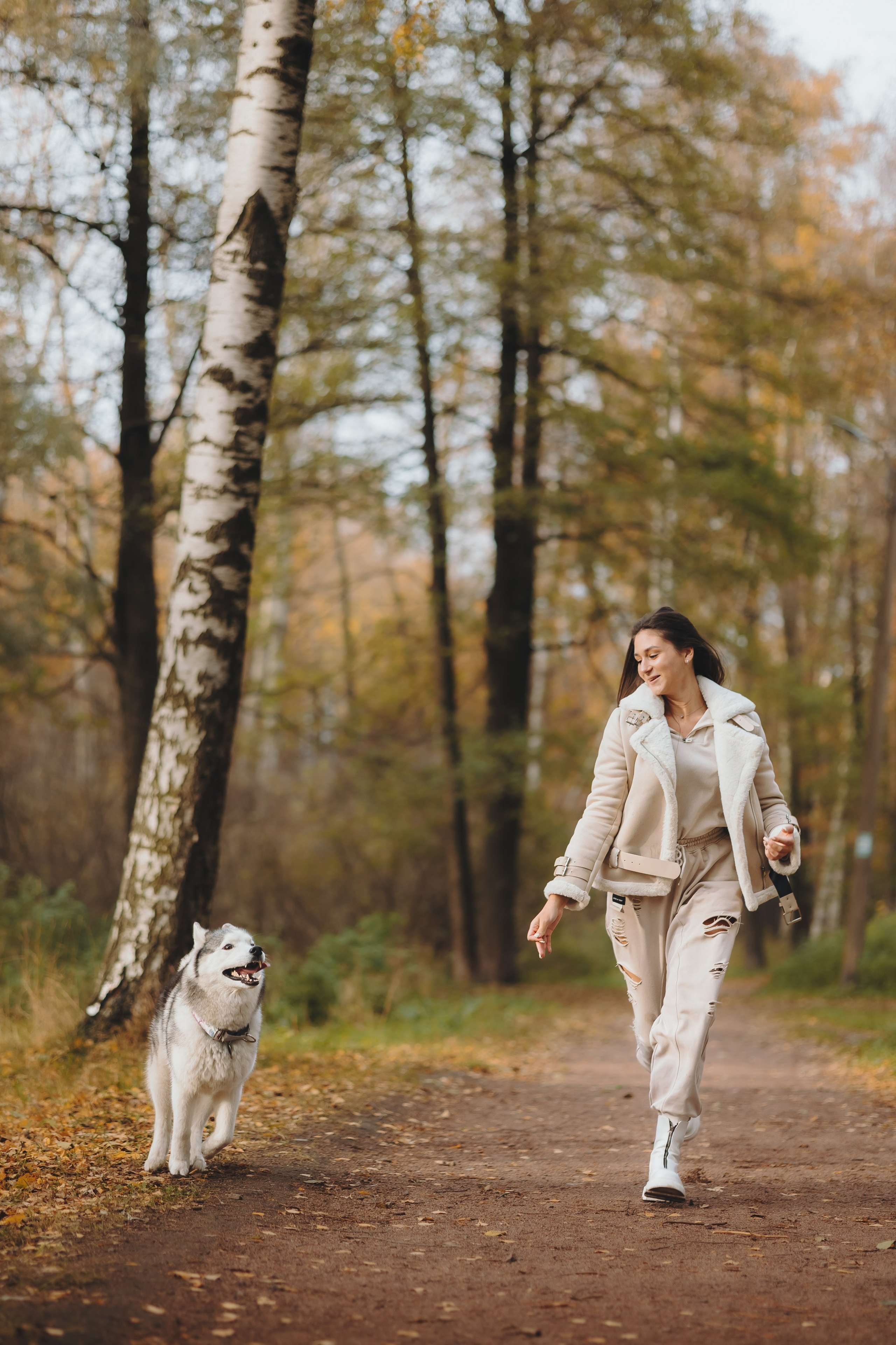 Настя и Айс. Фотограф-анималист в Санкт-Петербурге Алина Яхонт