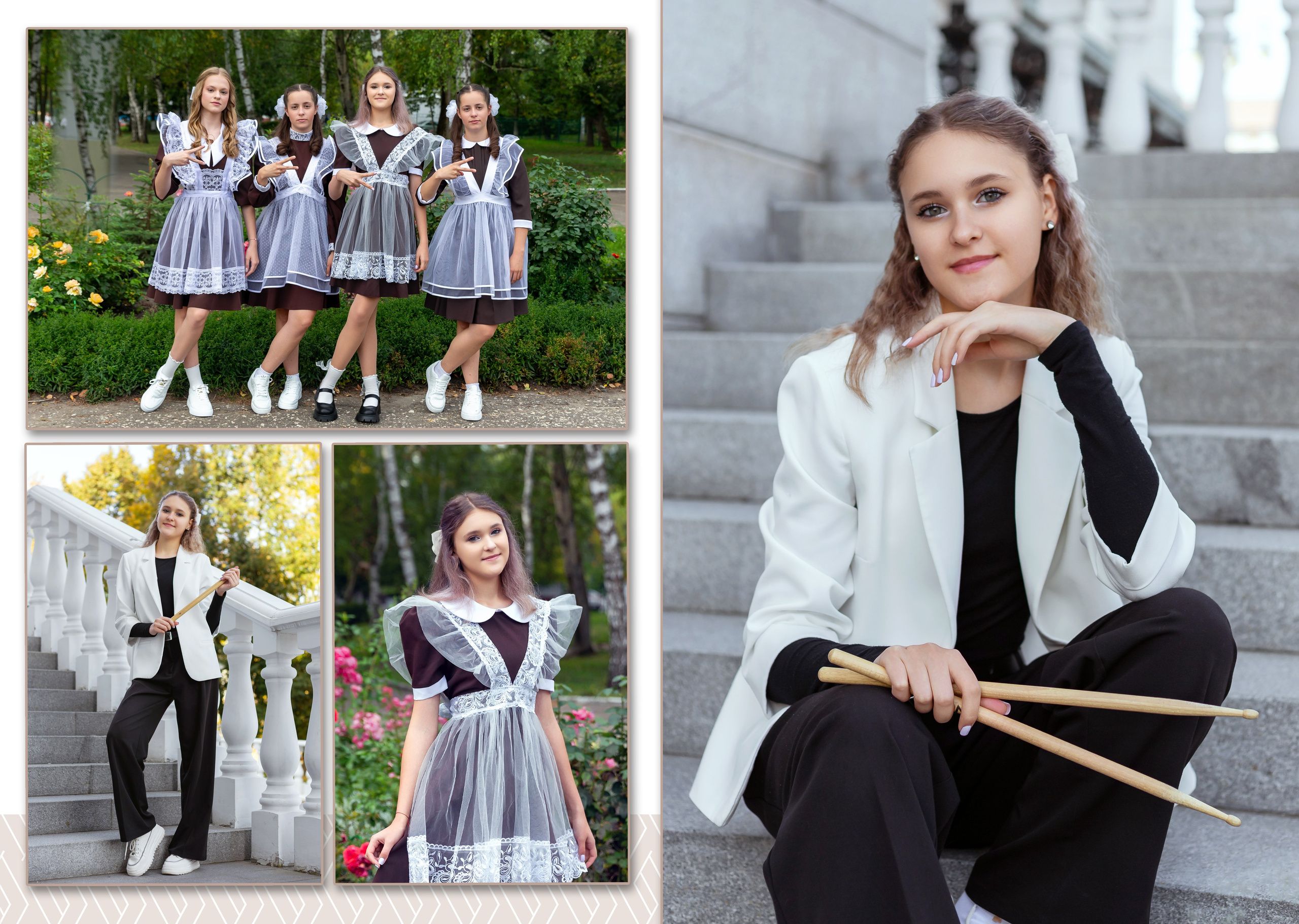 4 разворота. Свадебный фотограф Марина Суворова и видеооператор Олег Петров