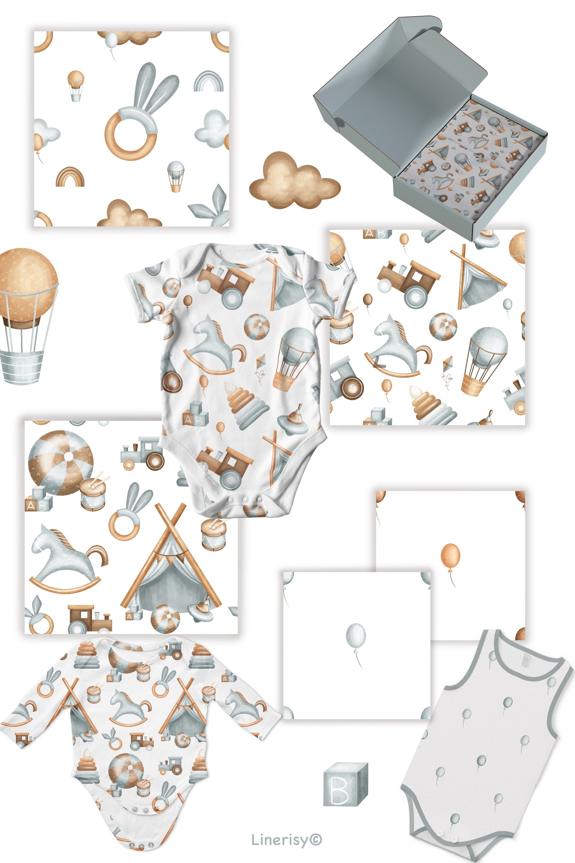 Коллекция «Малыш». Художник-иллюстратор Евгения Бекренёва