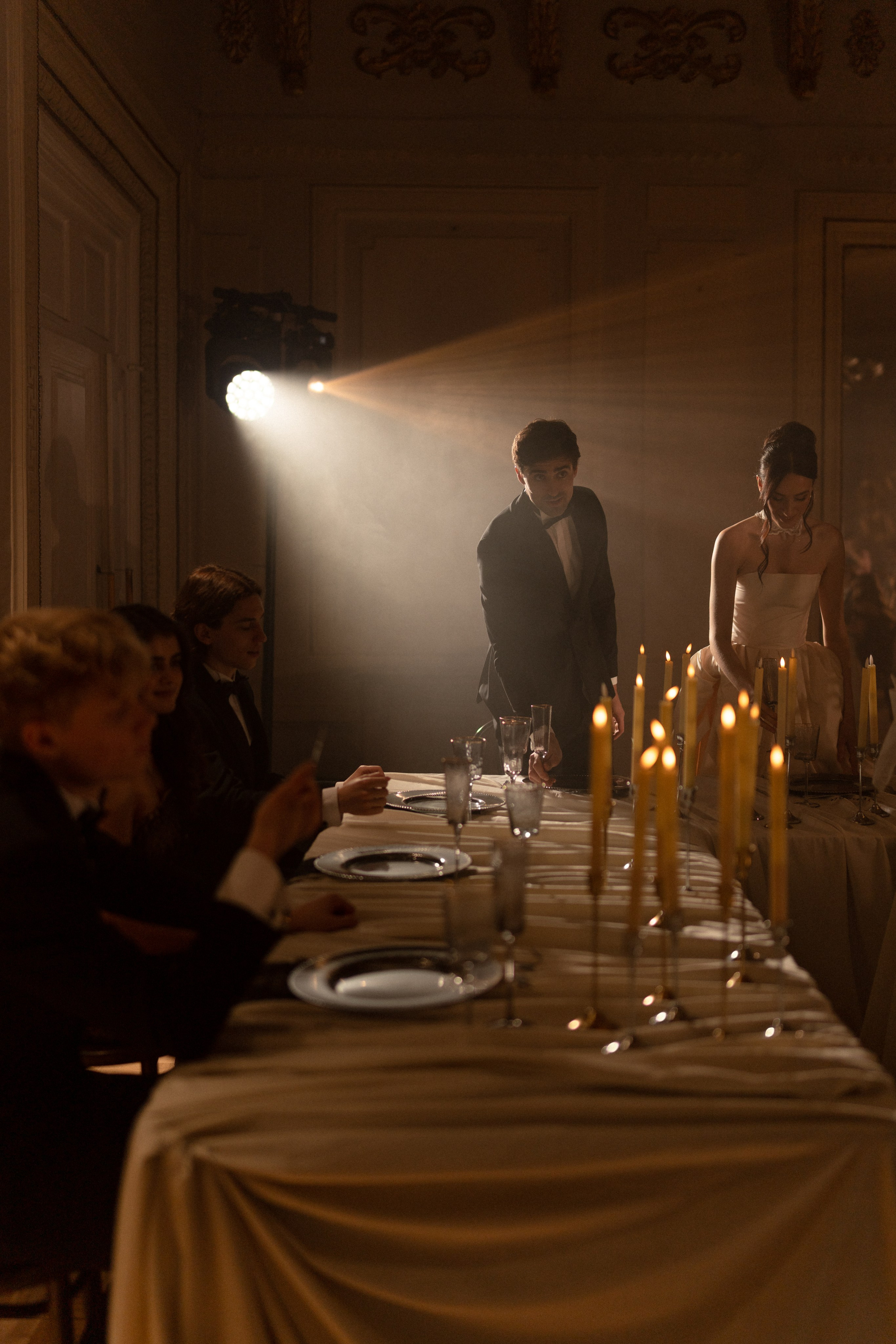 Ужин при свечах. Свадебный и репортажный фотограф Москва