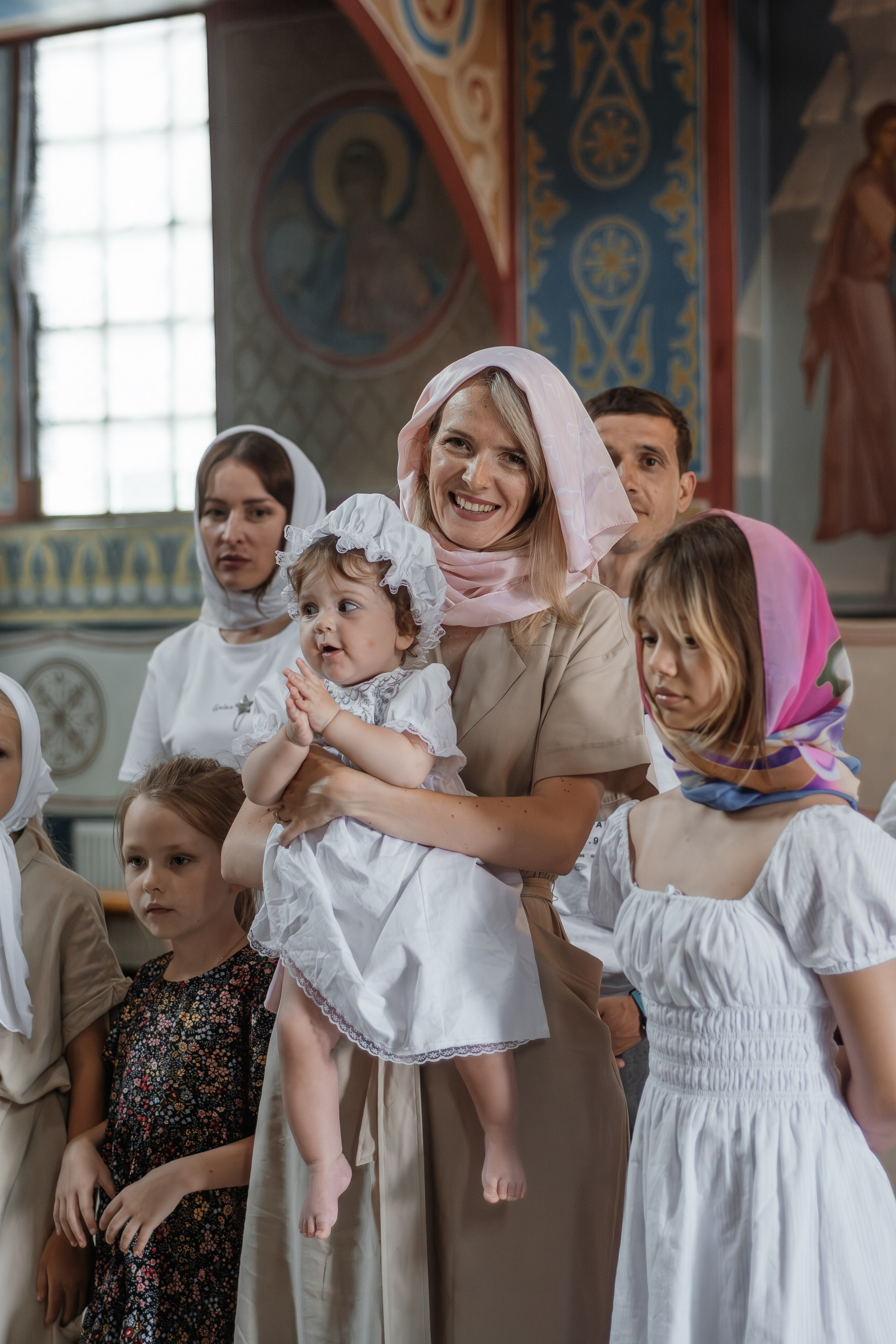 Фотосессия крещения Виктории, Таганрог. Семейный и детский фотограф Кущ Наташа