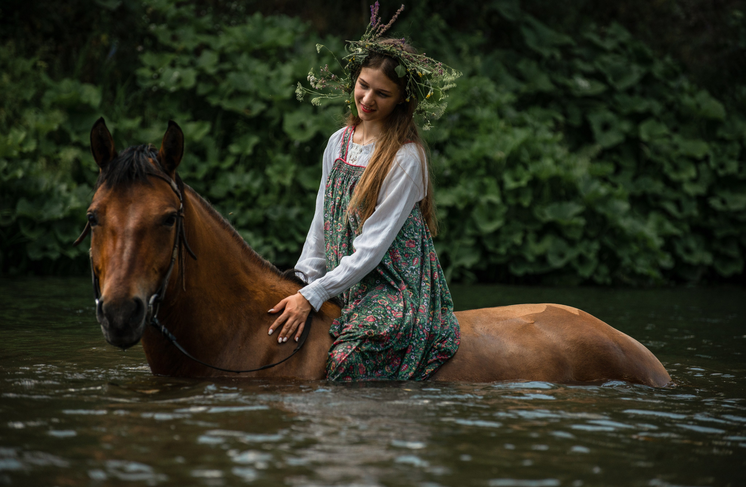 Купала в Родославном. Конный фотограф в Саратове Юлия Иванова