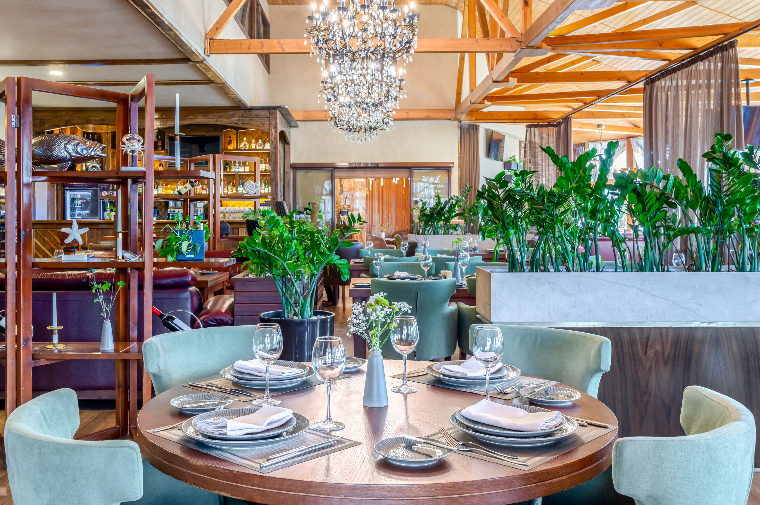 Ресторан «ЗаВидное». Интерьерный Фотограф Москва Криста FLY Труфанова