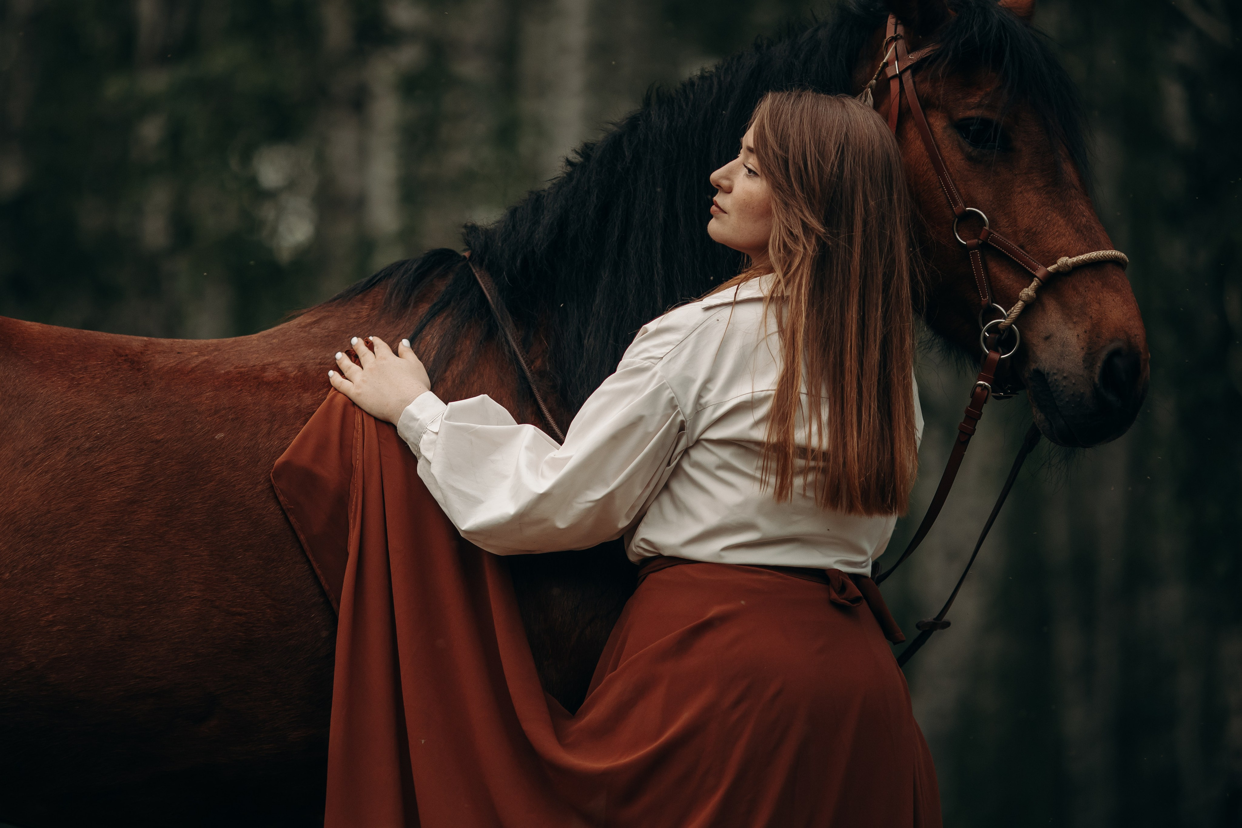 Ксения и Талисман. Анна Молчанова конный фотограф в Тюмени | фотосессии с лошадьми Тюмень
