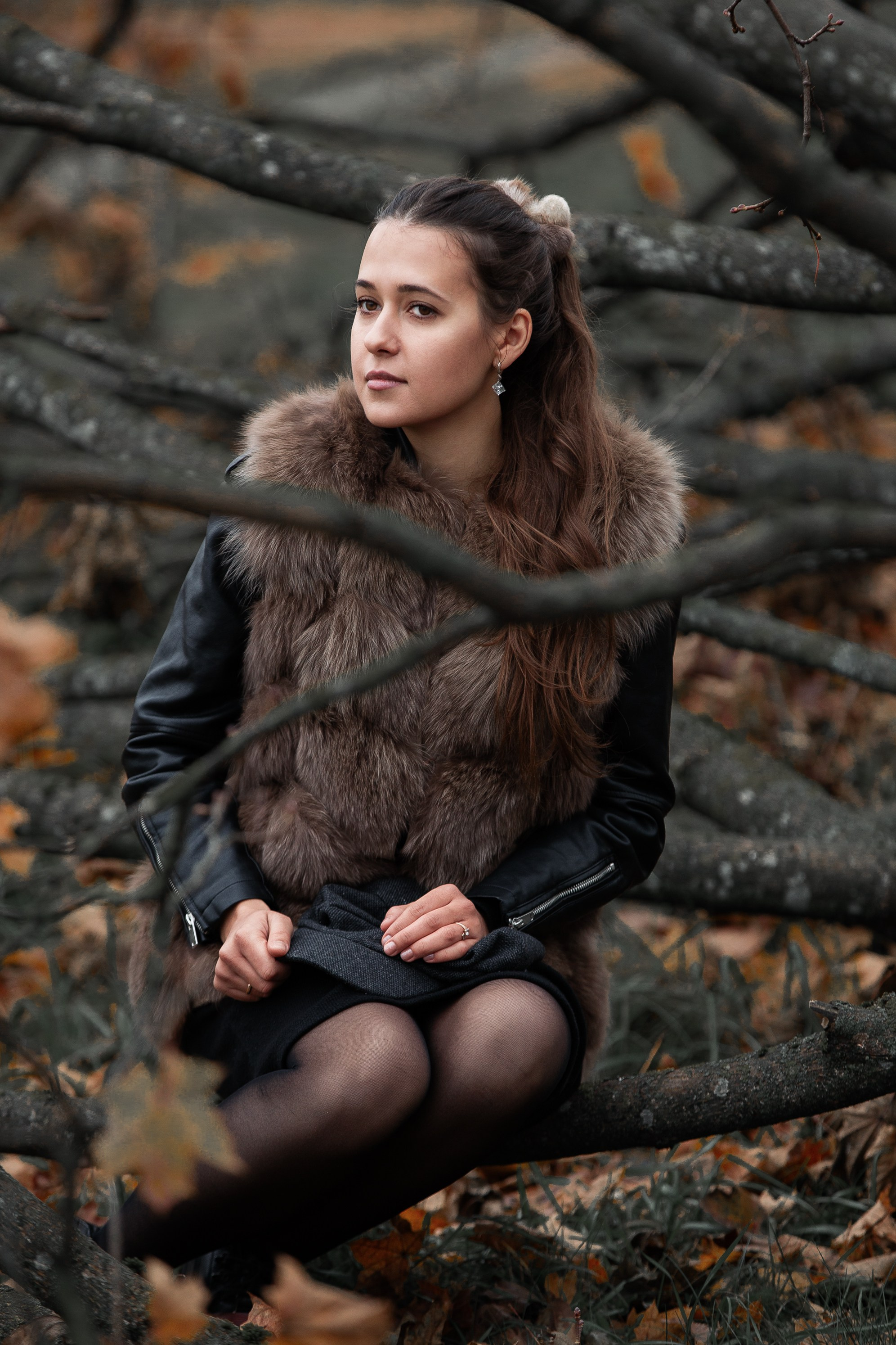 Осенняя фотосессия с девушкой в Барановичах. Свадебный фотограф в Барановичах Вячеслав Шах-Гусейнов, фотошкола