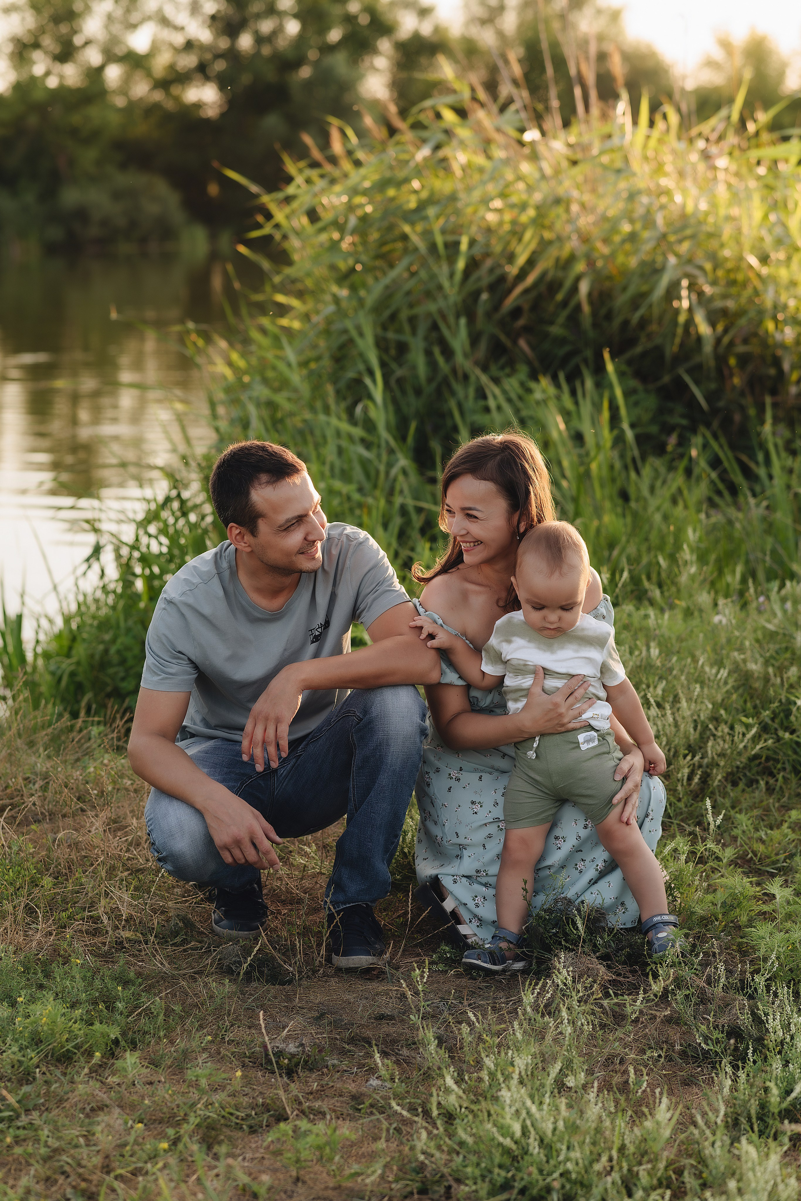 Семейная съемка на закате. Фотограф Карина Шмулёва. Воронеж и область